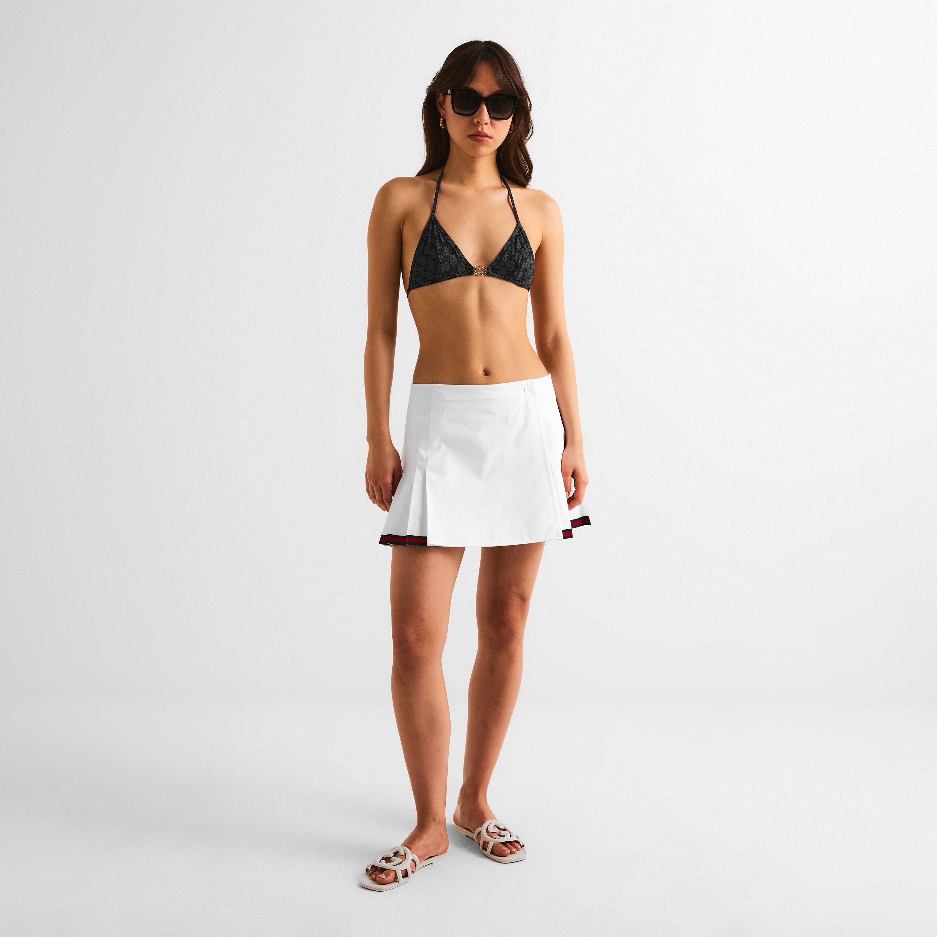 Black - Gucci - Women's GG Pattern Adjustable Quick-Drying Bikini Set - 5