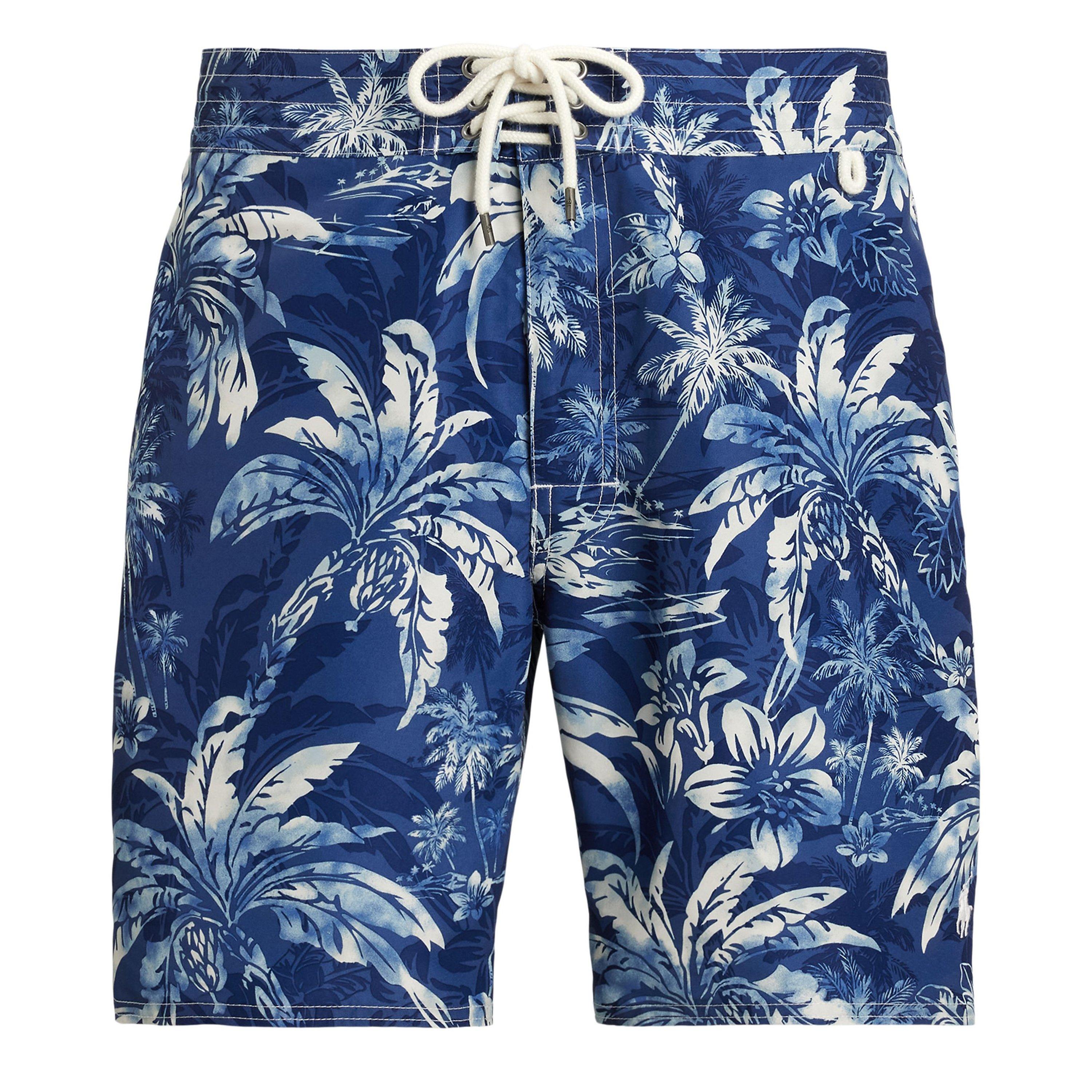 Polo Ralph Lauren | Men's Palm Print Quick Dry Relaxed Fit Swim Shorts ...
