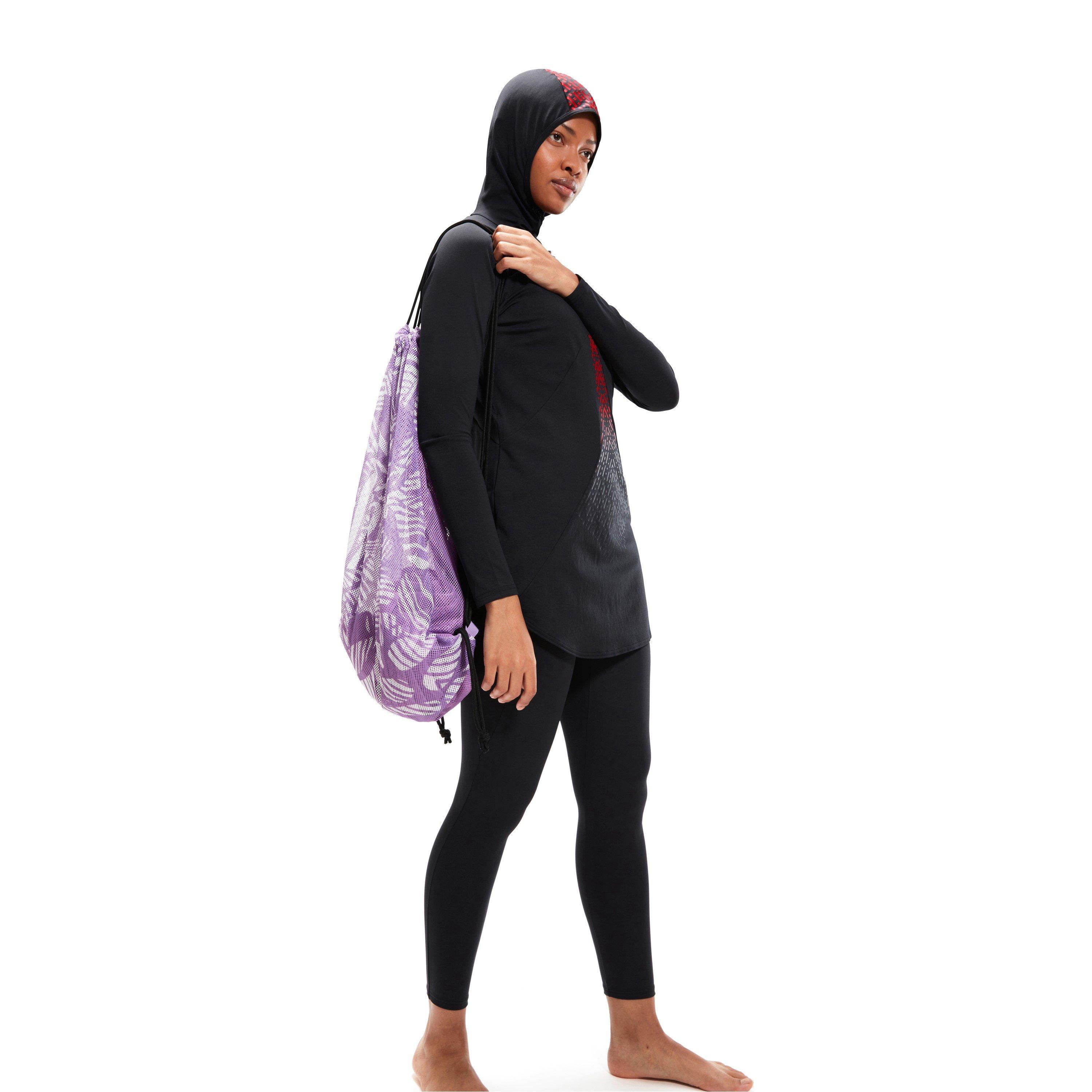 Noir/Rouge Foncé - Speedo - Hydro-pro Modesty - 4