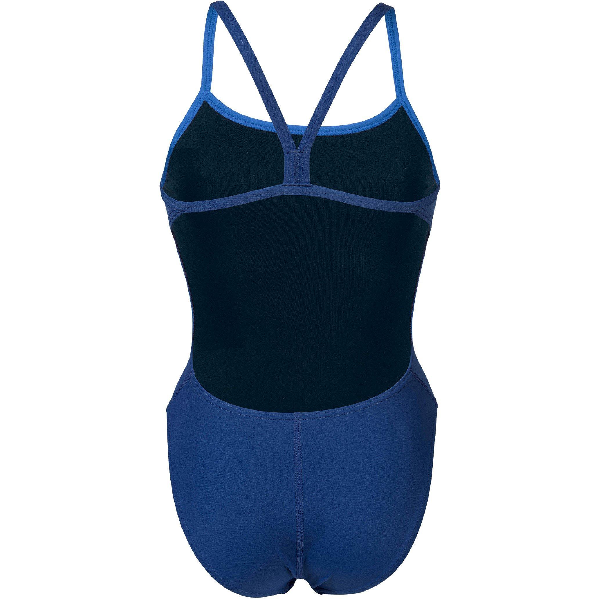 Marineblauw/Wit - Arena - Solid Team Challenge Swimsuit - 3