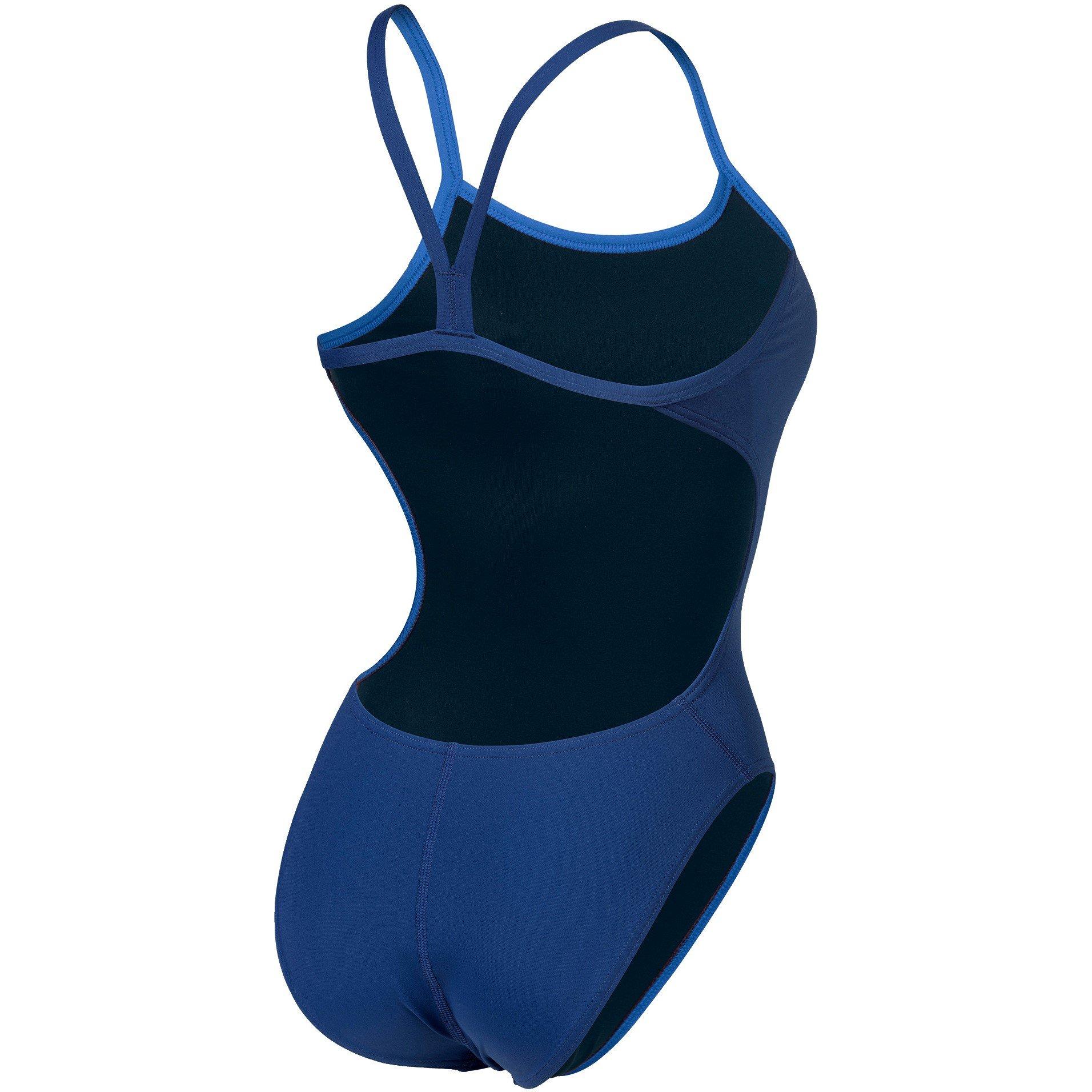 Marineblauw/Wit - Arena - Solid Team Challenge Swimsuit - 4