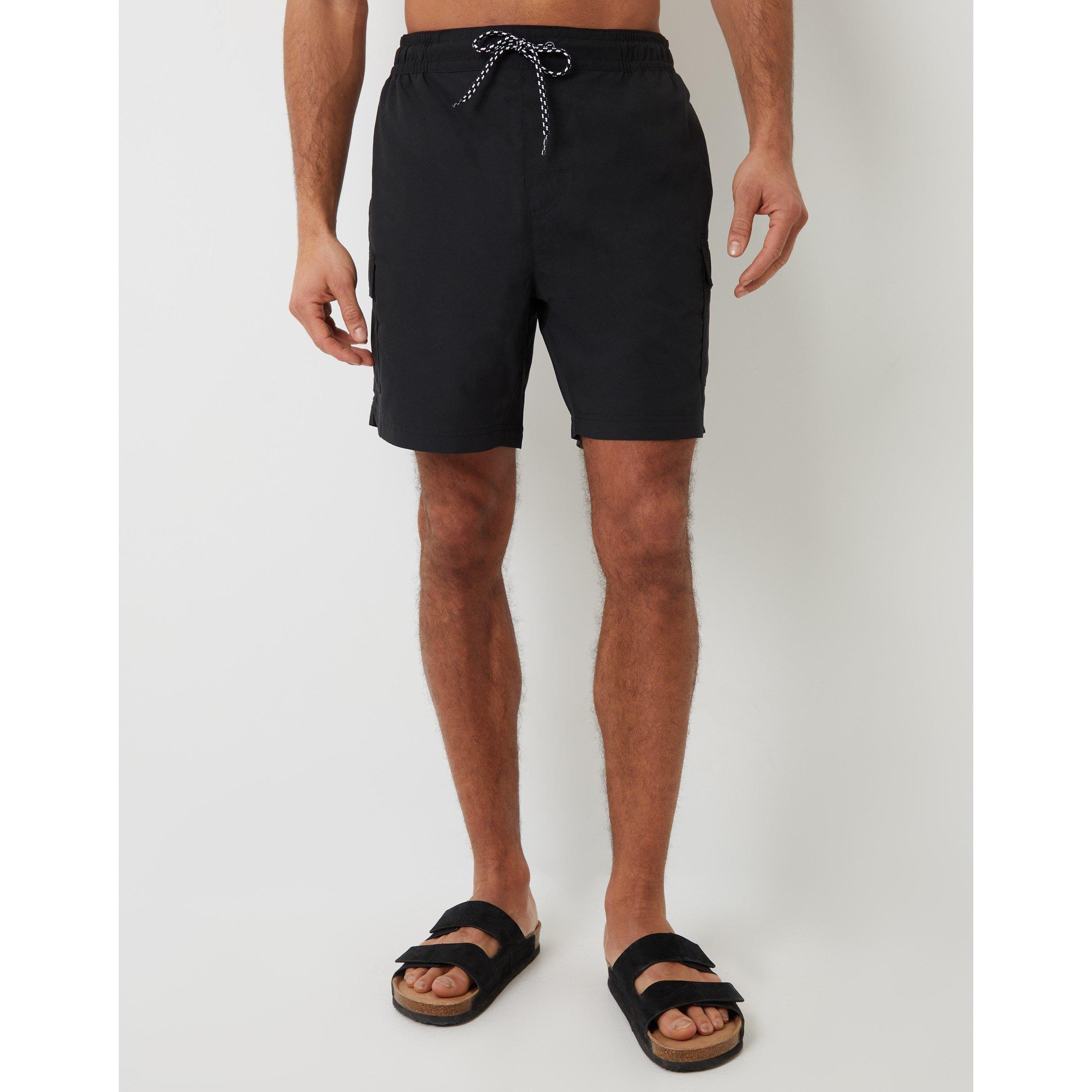 Khaki / Black - Threadbare - Swim Shorts - 3