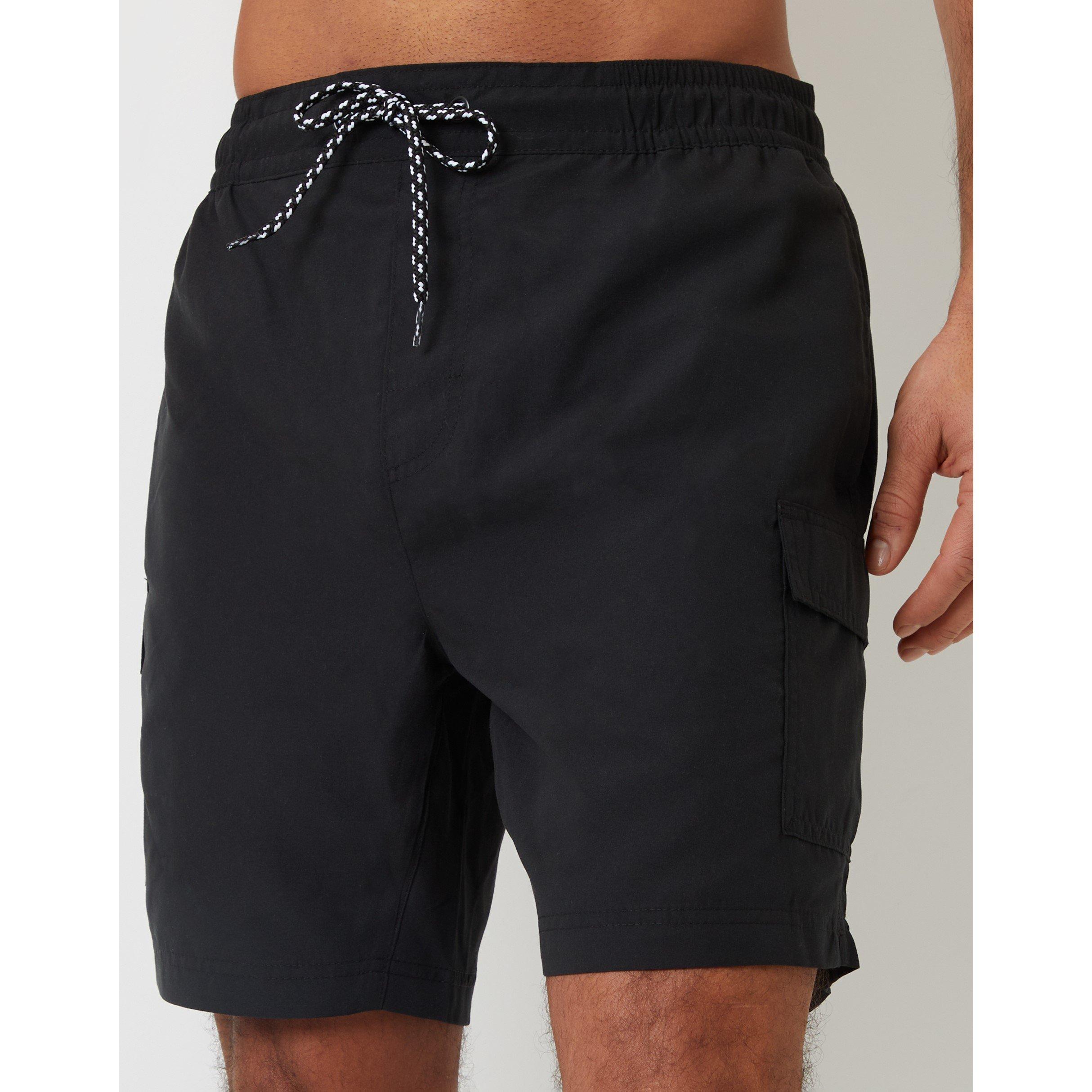Khaki / Black - Threadbare - Swim Shorts - 5