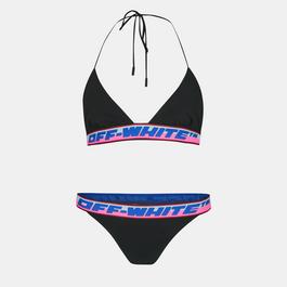 Off White Beachwear Bikini Set