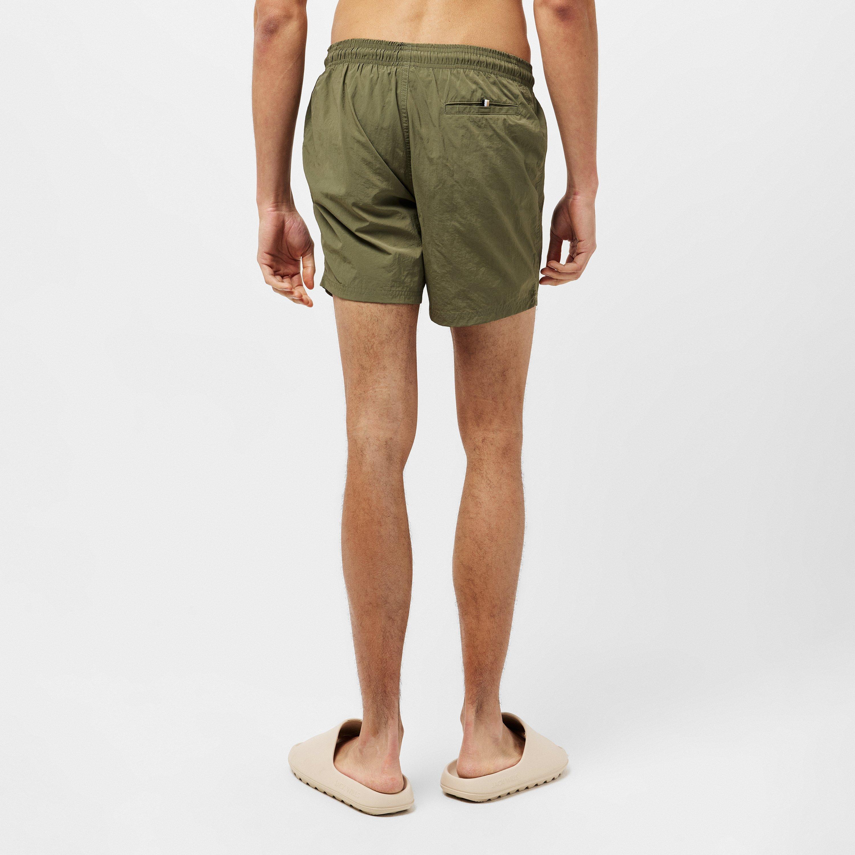 Dark Beige - Boss - Men's Octopus Swim Shorts, Comfortable Elasticated Waist - 3