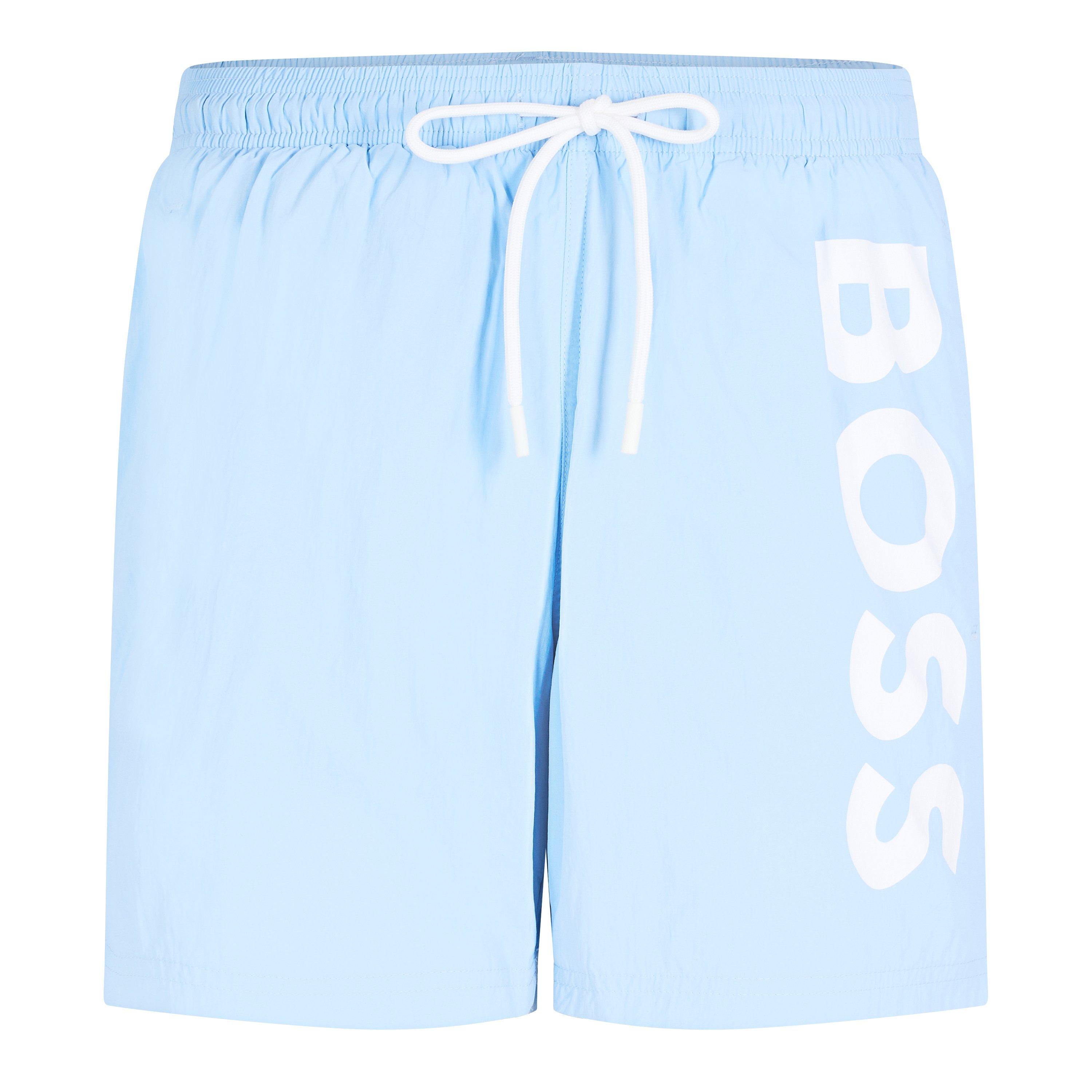 Boss Men's Octopus Swim Shorts, Comfortable Elasticated Waist