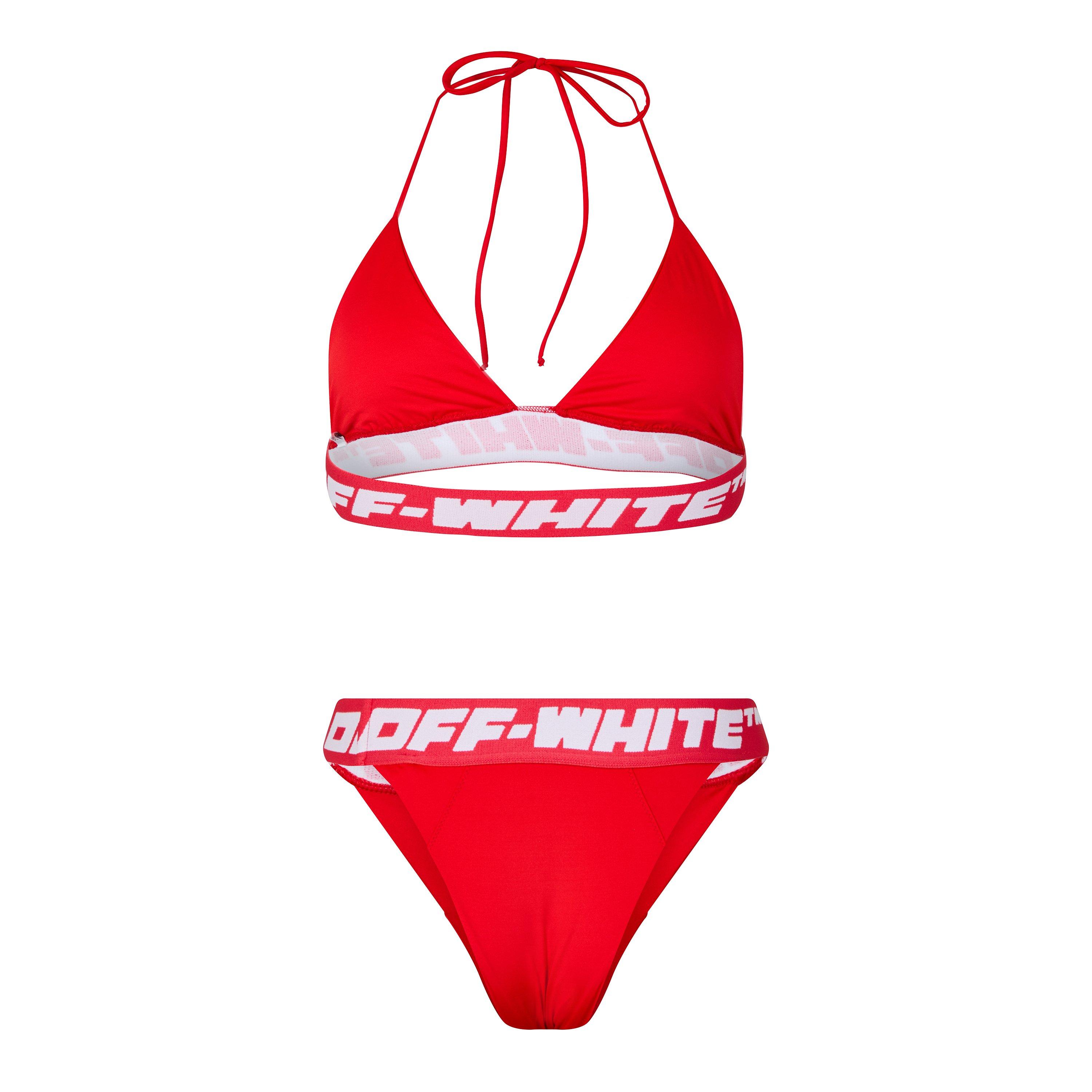 Off White | Logo Tape Banded Bikini | Bikini Sets | USC