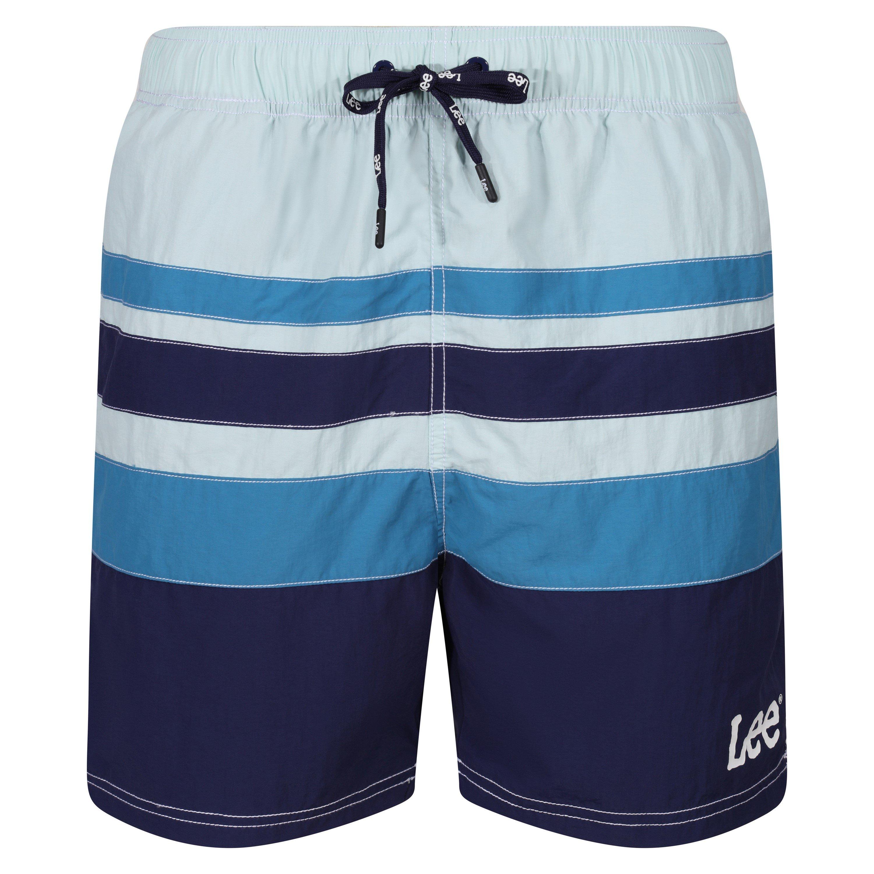Blue/Navy - Lee - Lee Mens Swim Shorts BLENNIE - 1