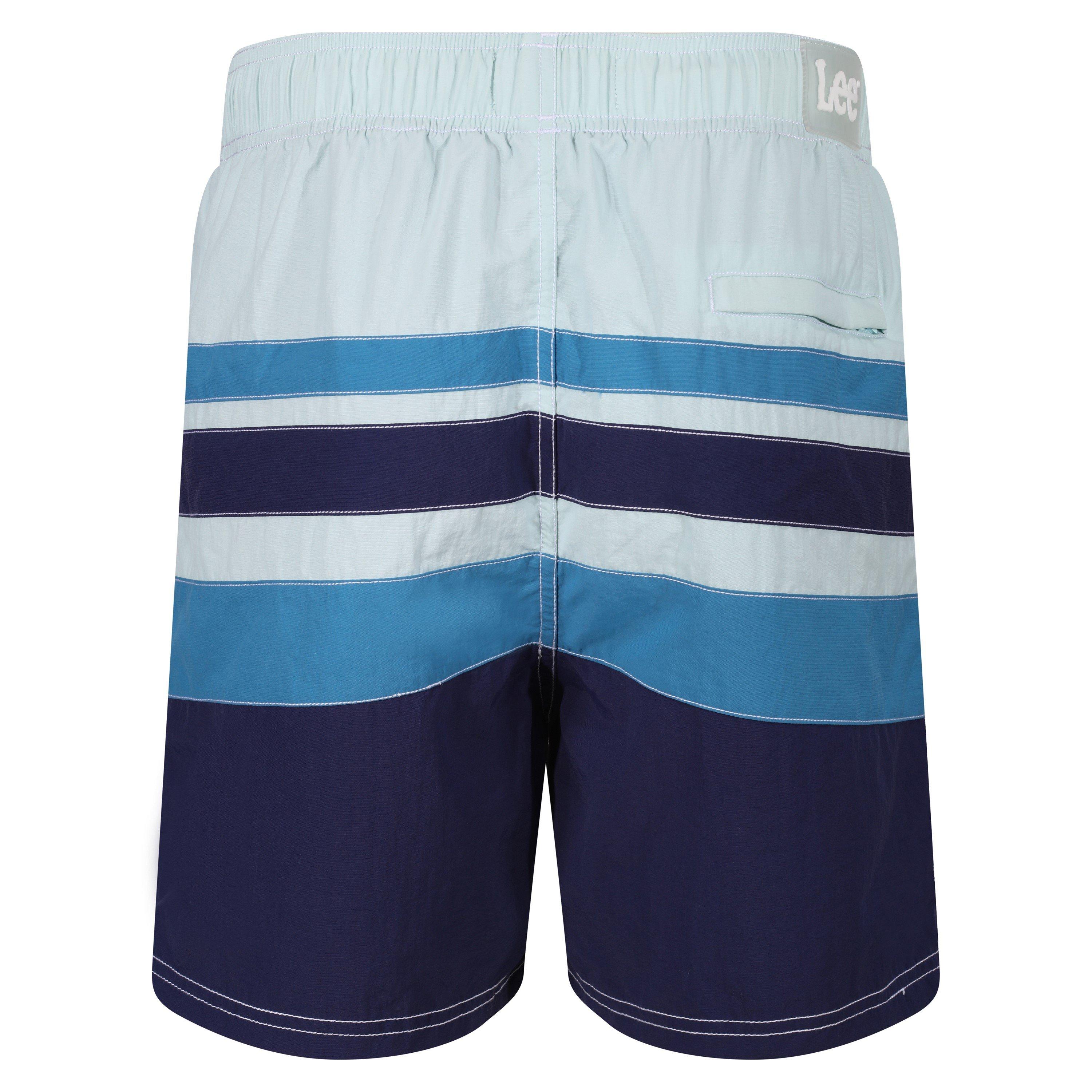 Blue/Navy - Lee - Lee Mens Swim Shorts BLENNIE - 2