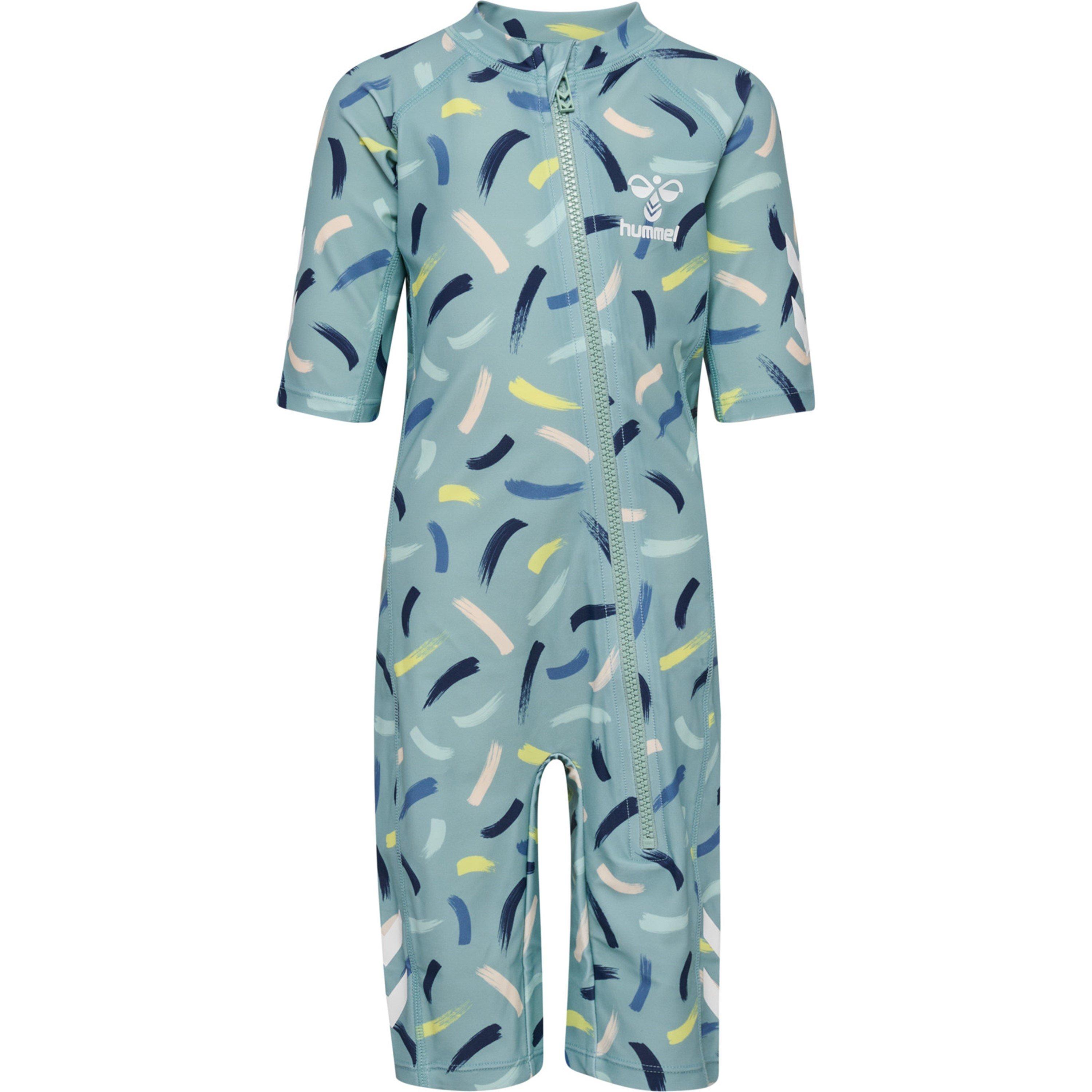 Blue Surf - Hummel - Unisex Kids' Morgat One Piece Swimsuit - 1