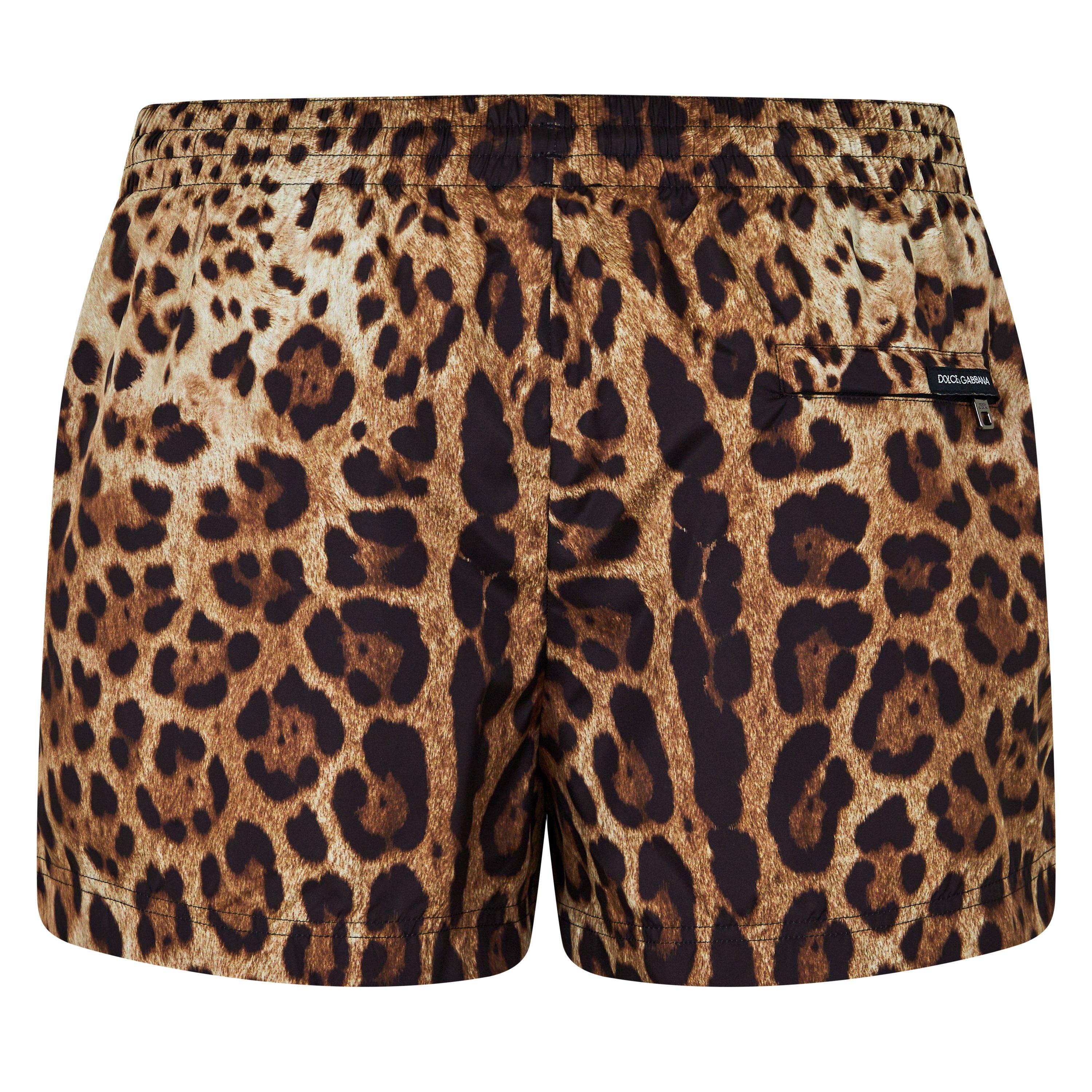 Leopard HY13M - Dolce and Gabbana - Leopard Swim Shorts - 5