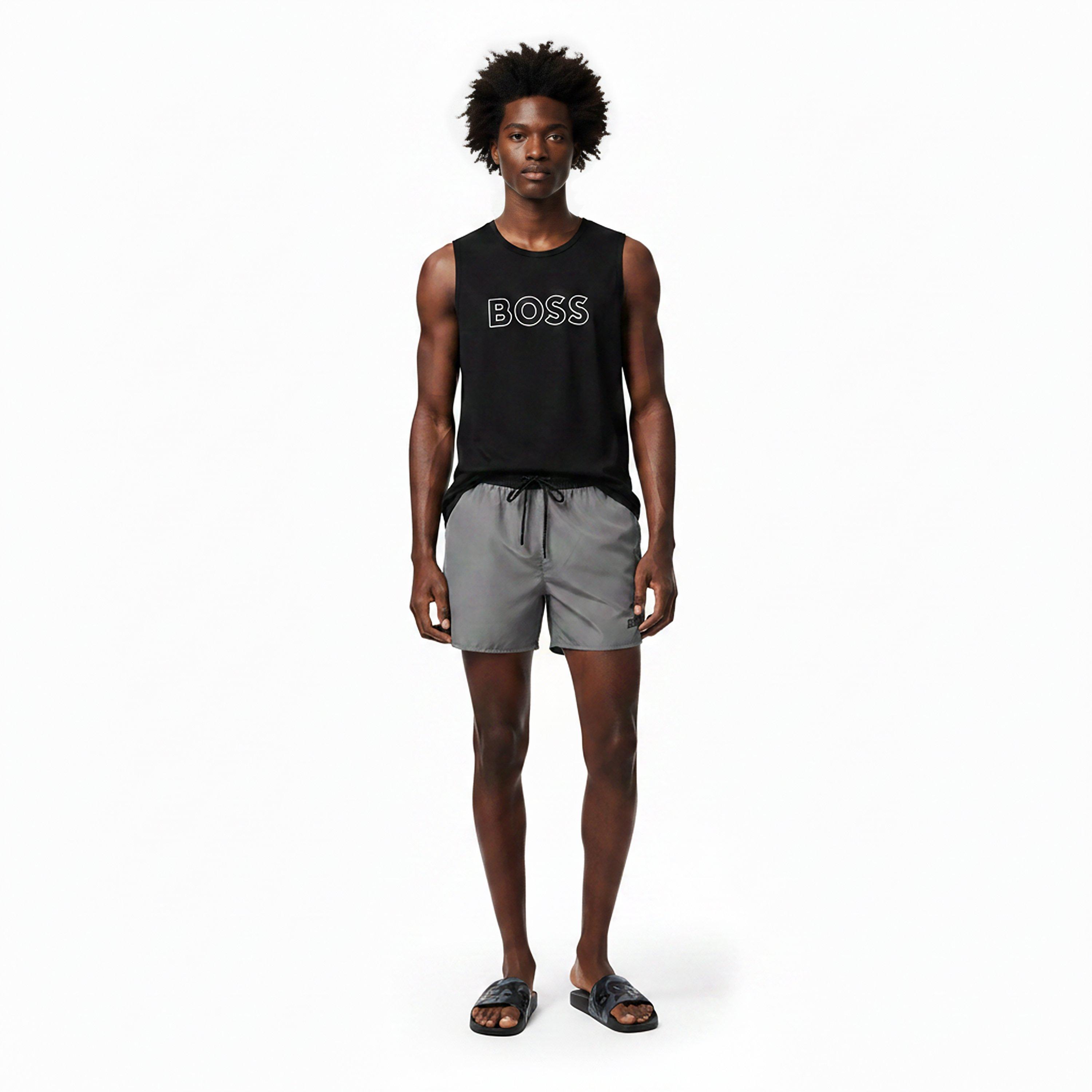 Grey/Blk 010 - Boss - Men's Sailfish Swim Shorts - 6