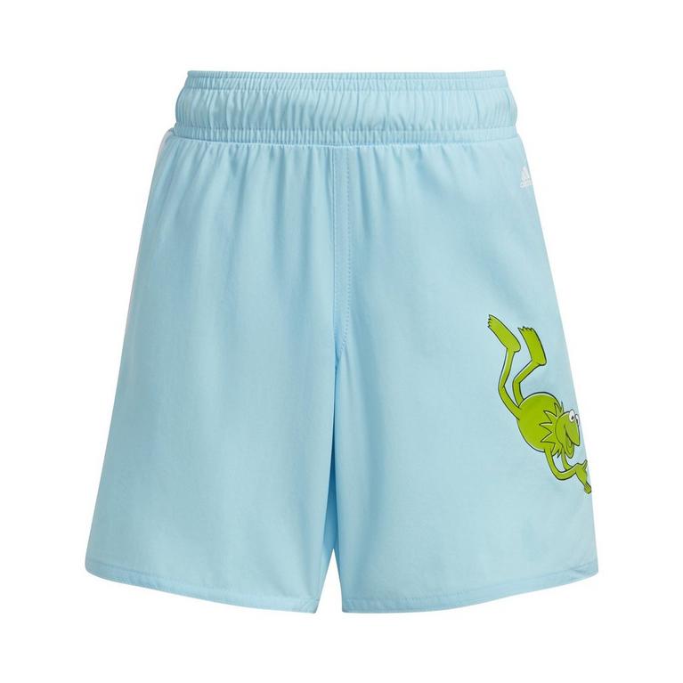 Bleu - adidas - VLogo shorts med bälte - 1