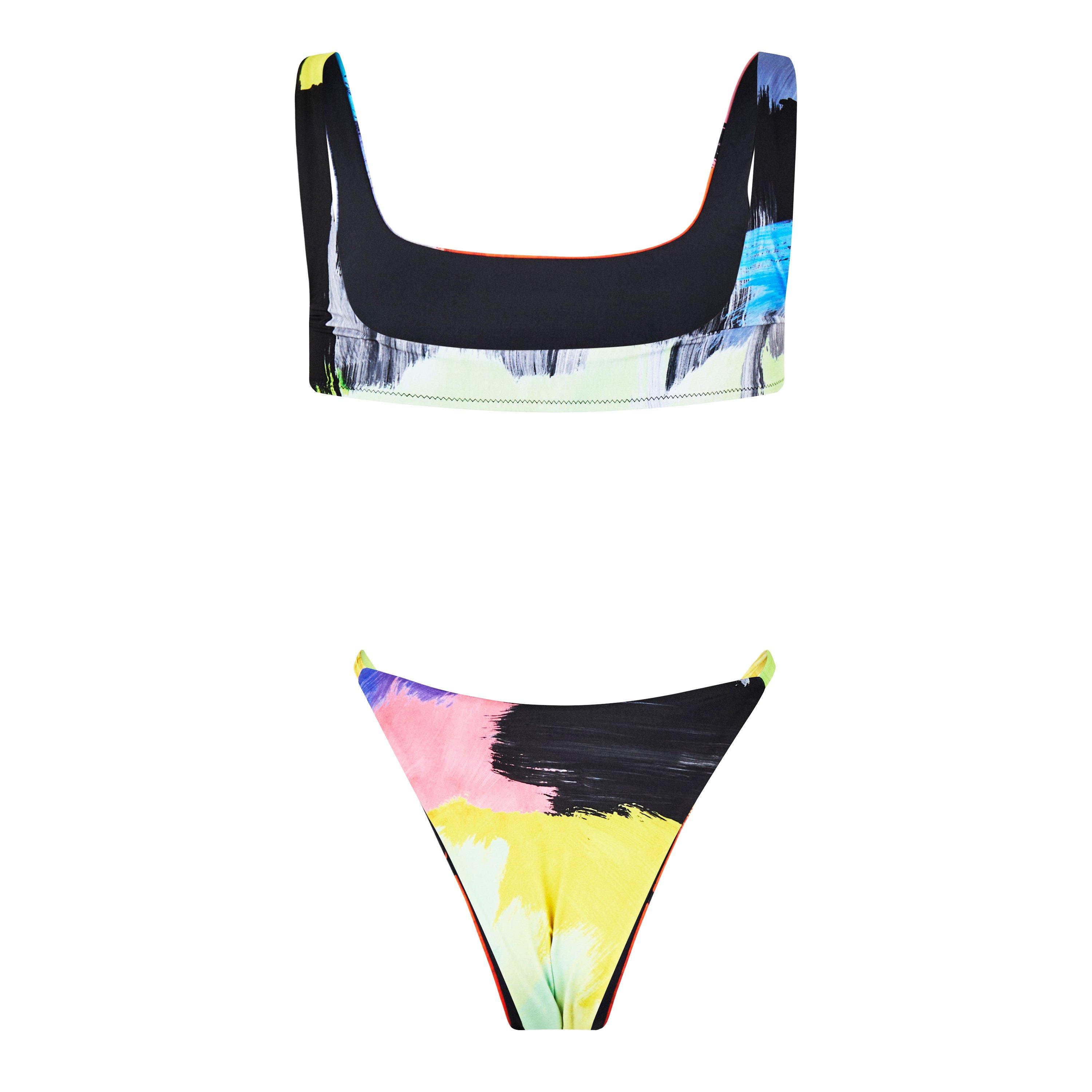 ple - Off White - Women's Beachwear Graphic Print Bikini - 2