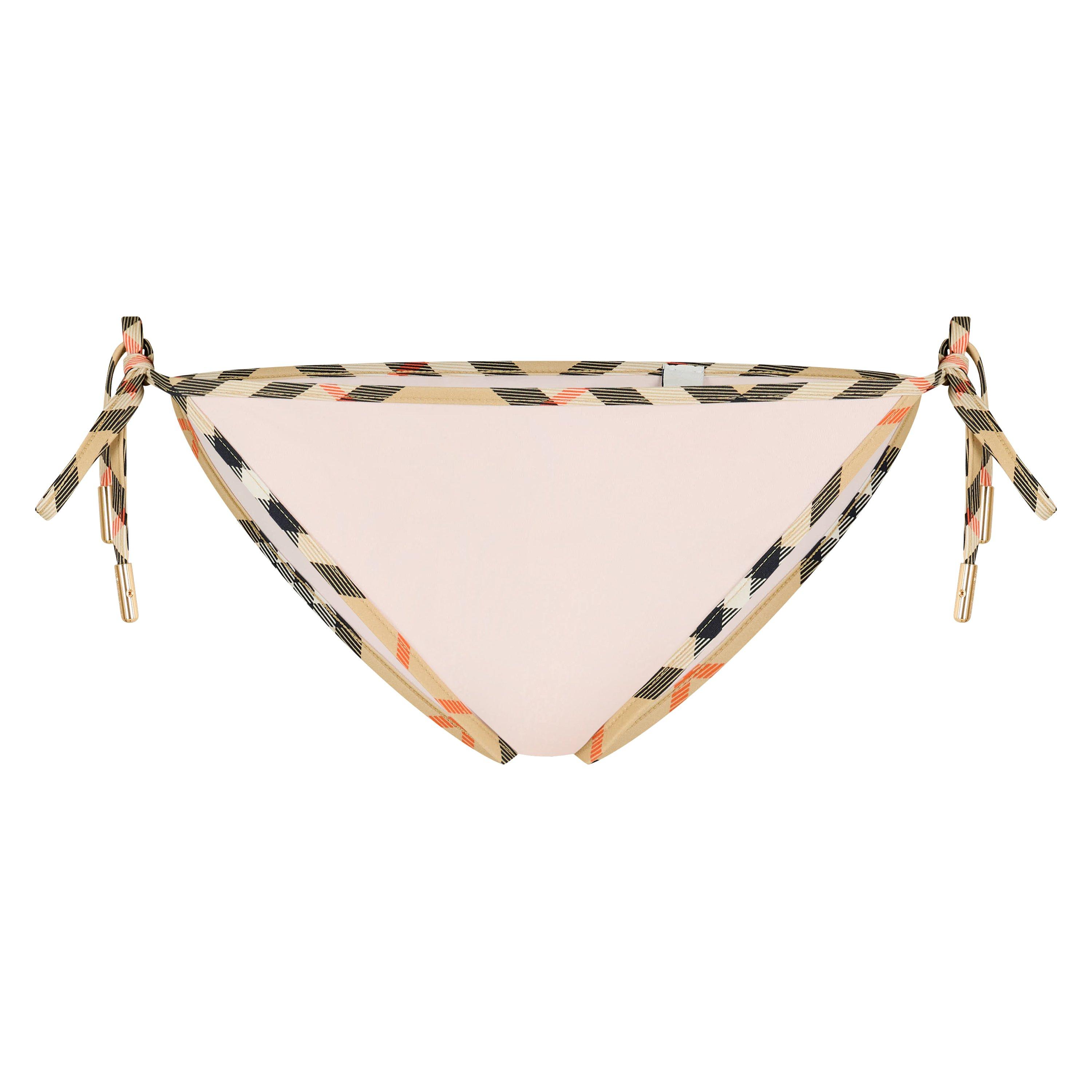 Burberry Women's Tie Side Bikini Bottoms - Bouquet - Size 12 (M)