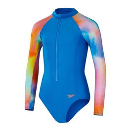 Speedo Long Sleeve Swimsuit Childrens