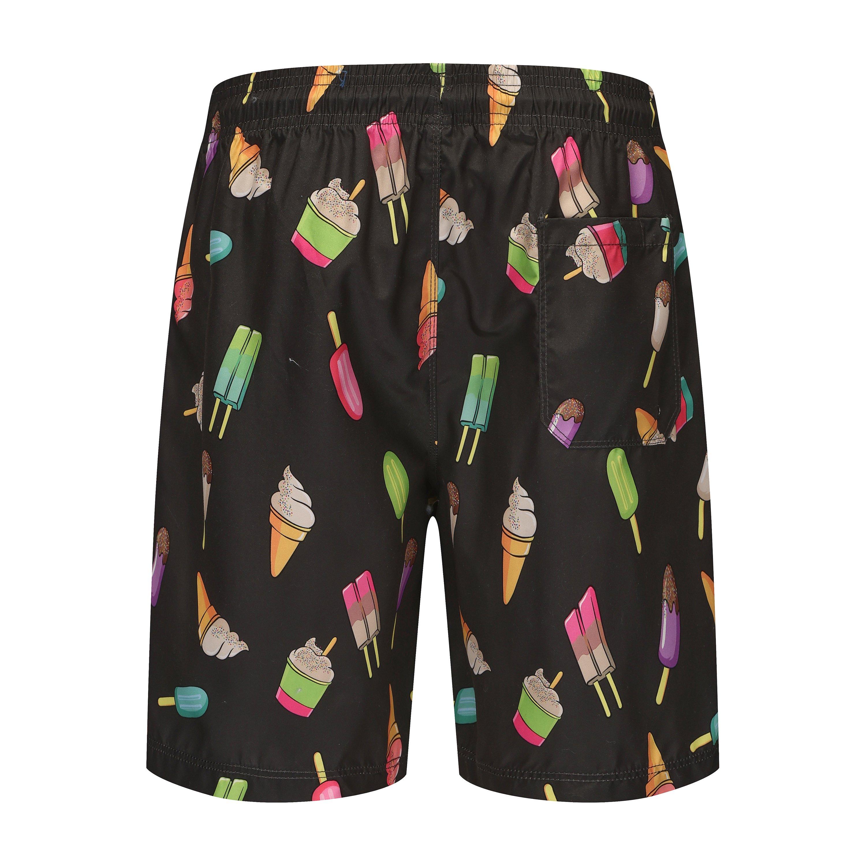 Negro - Hot Tuna - Men's All Over Print Swim Shorts - 2