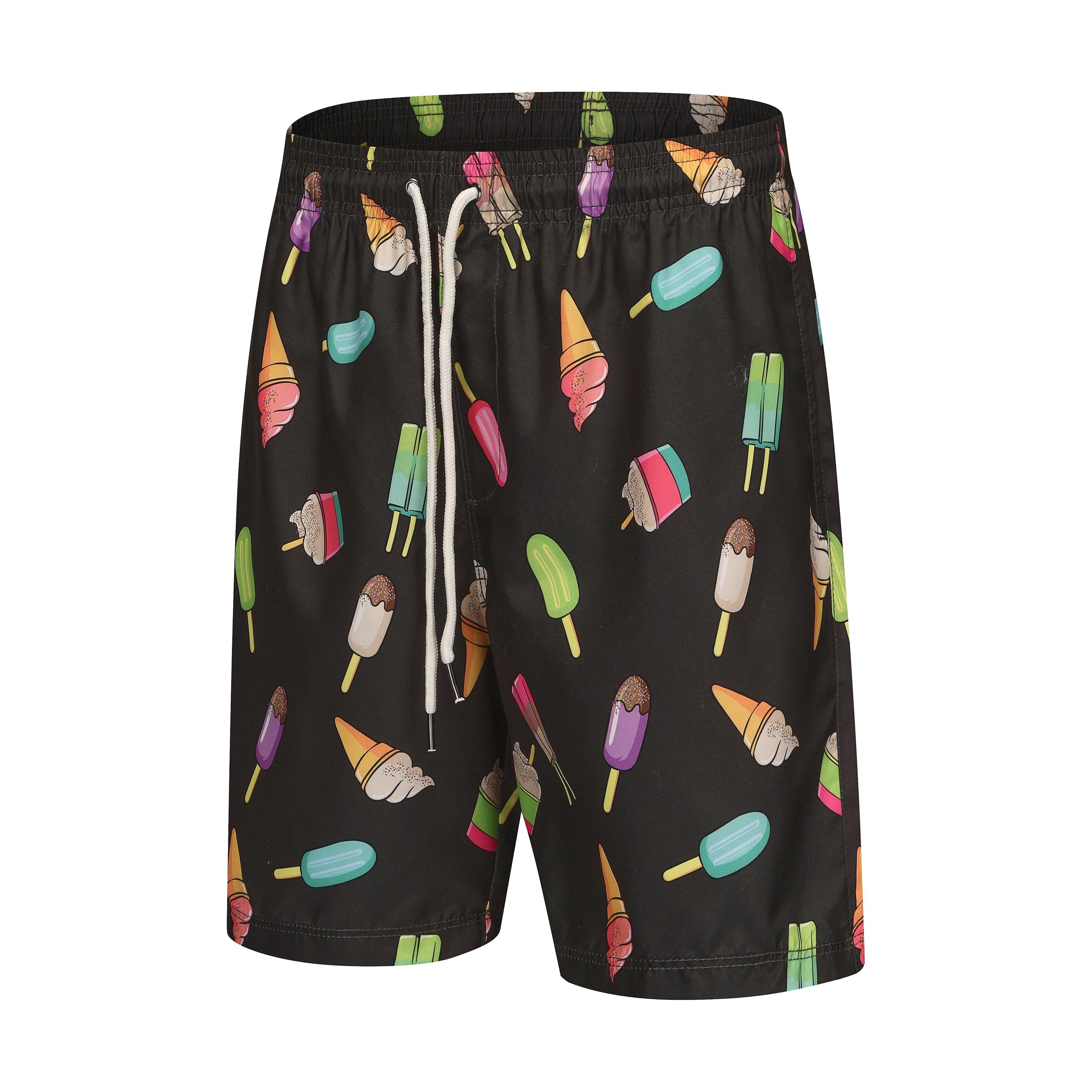 Negro - Hot Tuna - Men's All Over Print Swim Shorts - 3
