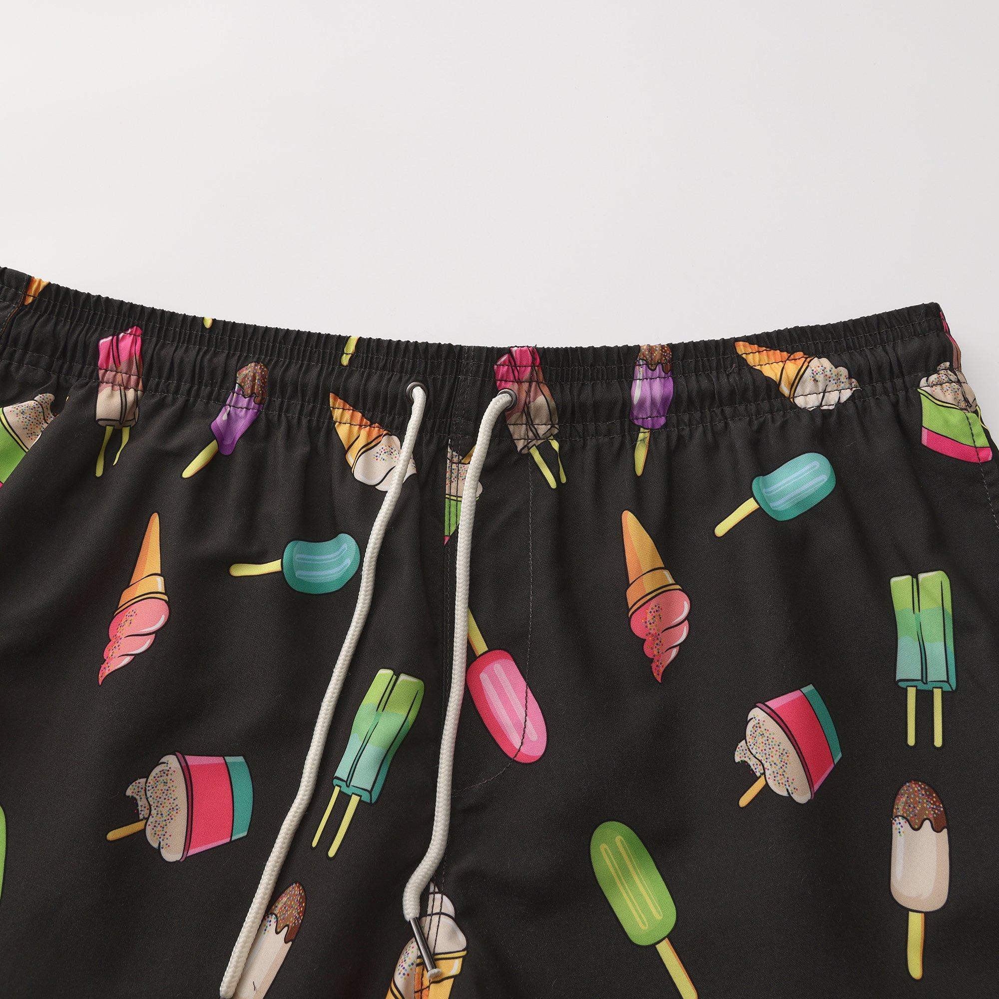 Negro - Hot Tuna - Men's All Over Print Swim Shorts - 4