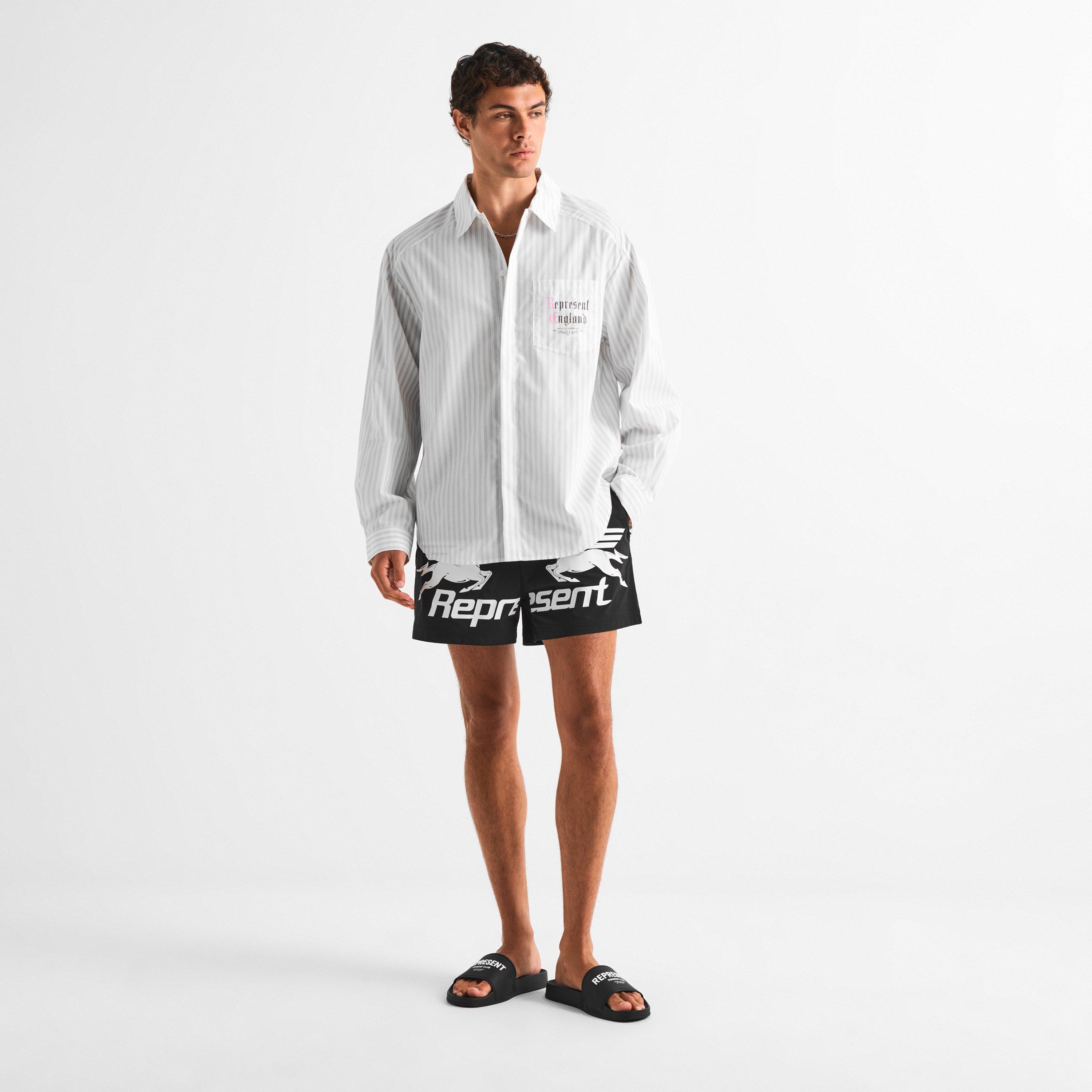 Jet Black - Represent - Men's Swim Shorts - 4