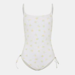 Jack Wills Ruched Swimsuit Ld52