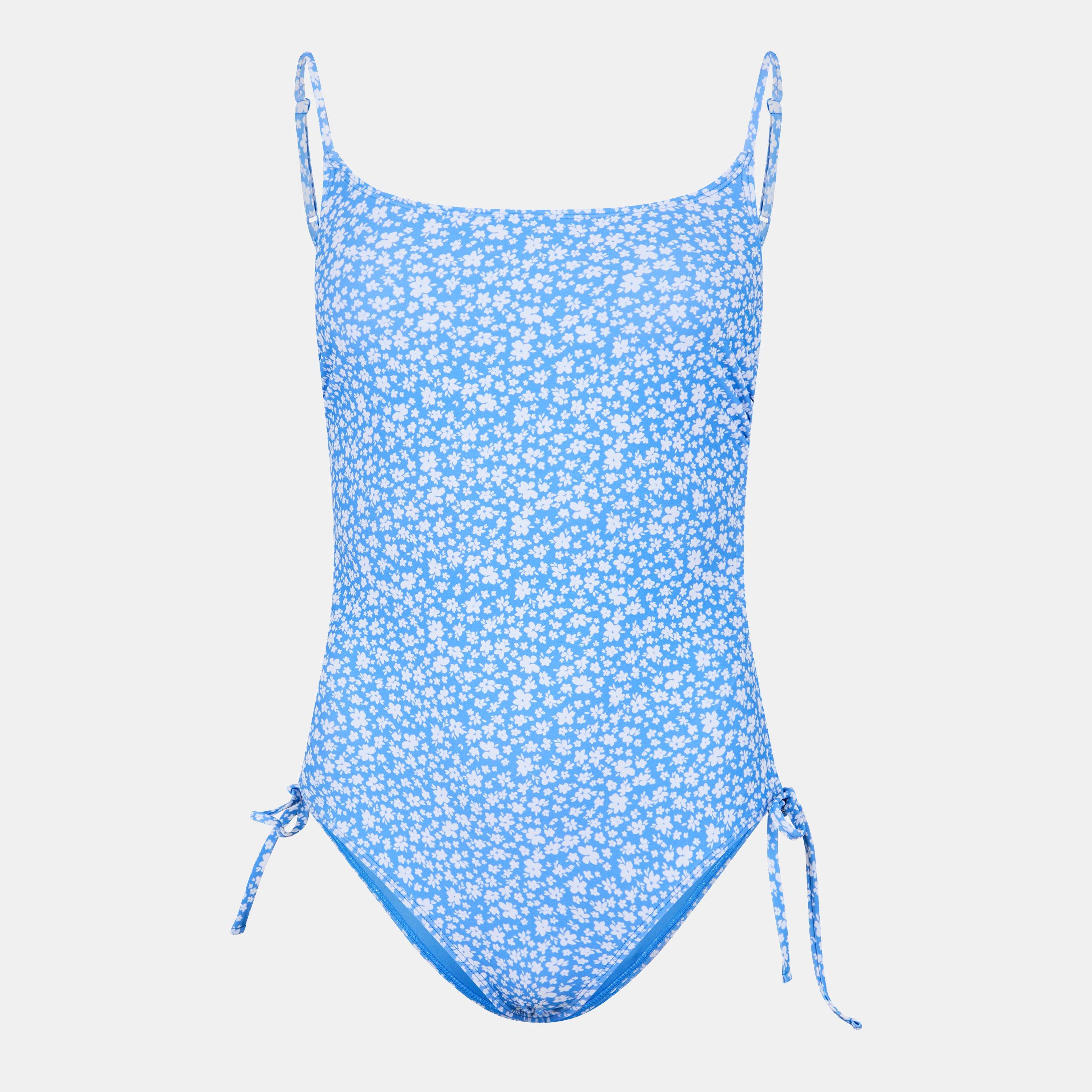 Jack Wills Women's Jw Ruched Balconette Swimsuit - Marina Ditsy - 8 (XS)