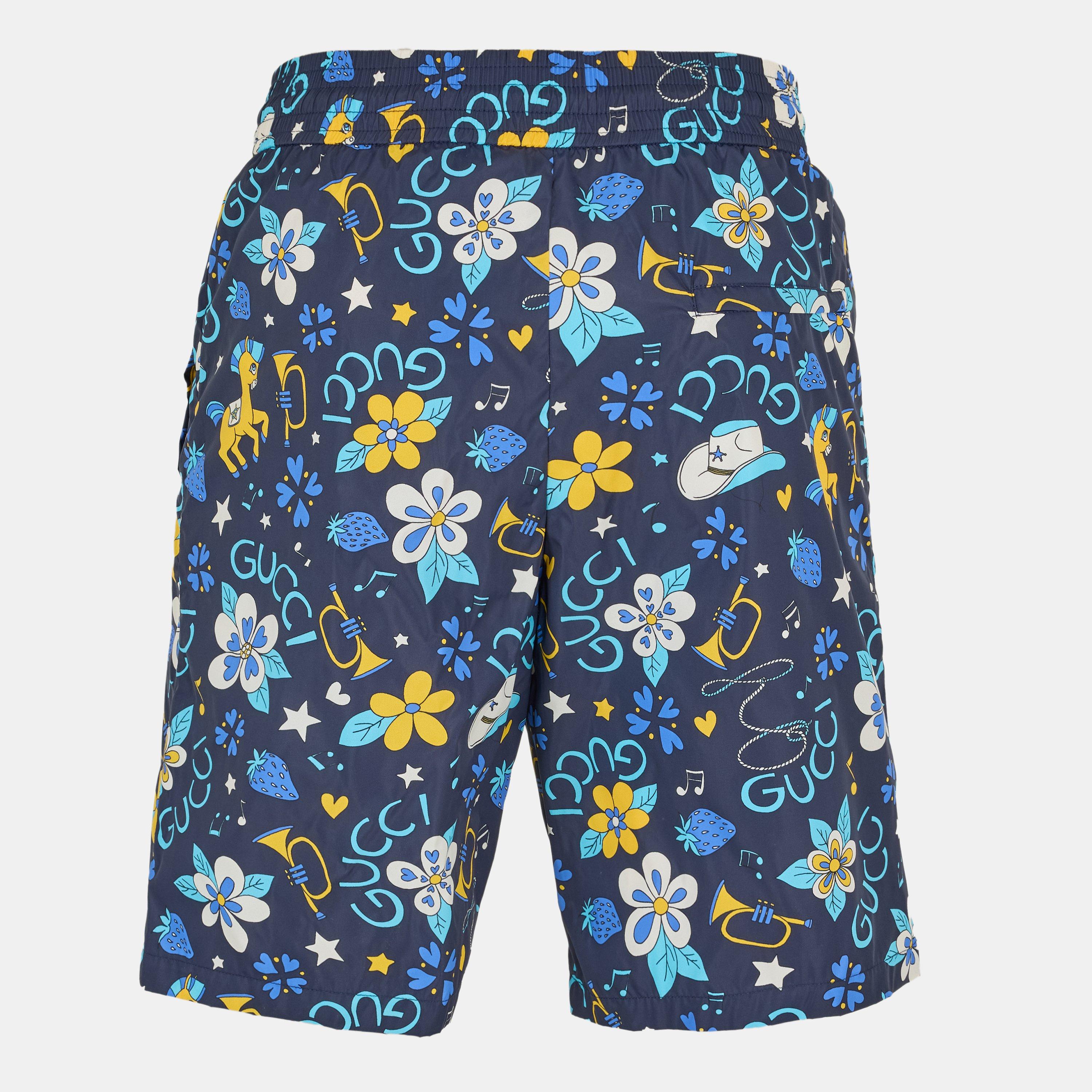 Bl Nght/Orng/Mc - Gucci - Men's Swim Shorts - 2