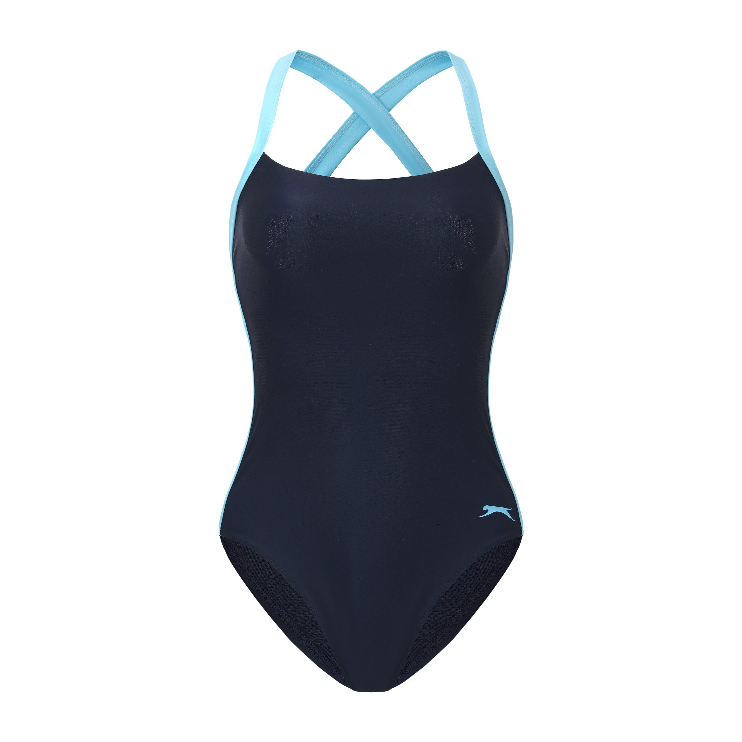 Navy - Slazenger - Wide Tie Back Suit Womens - 1