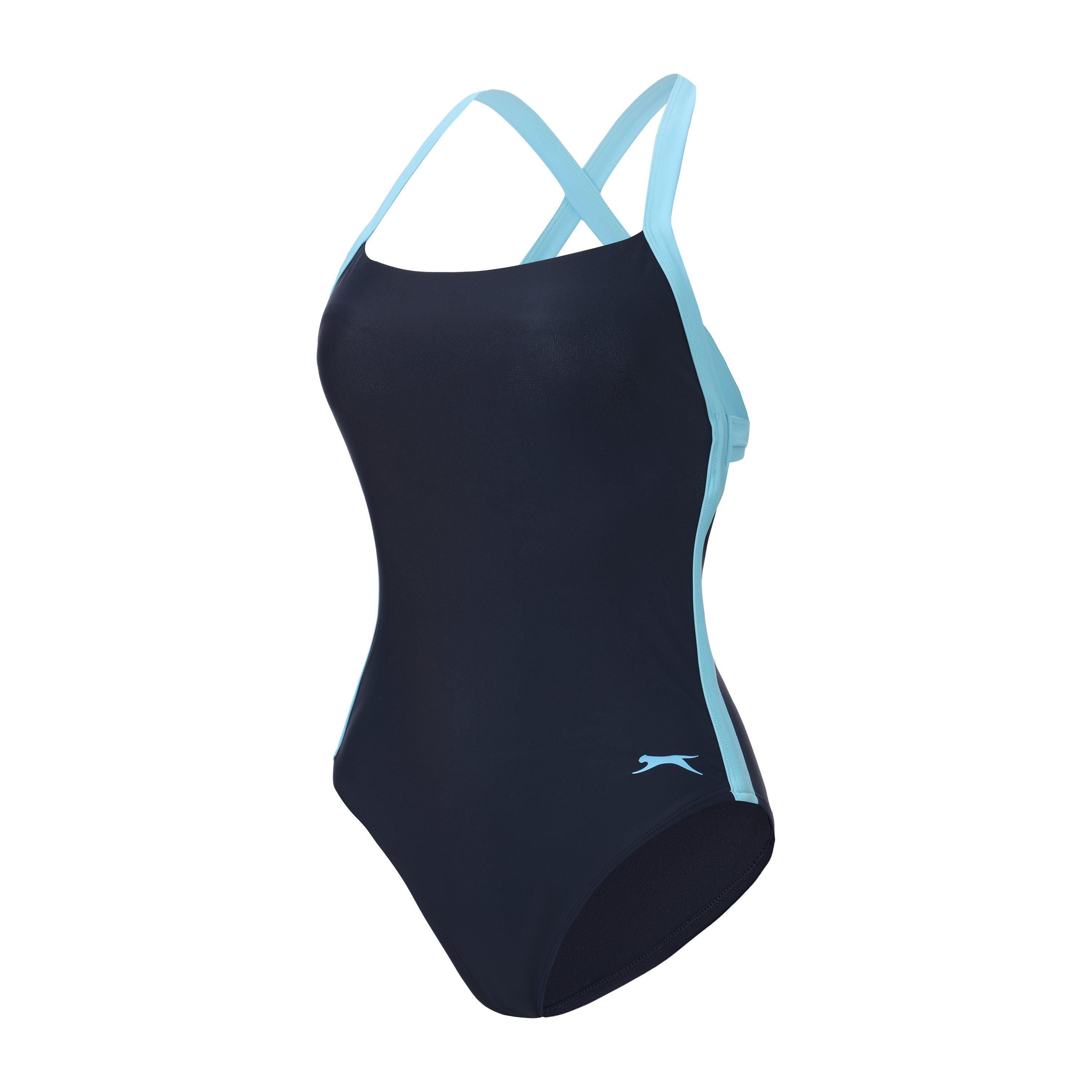 Navy - Slazenger - Wide Tie Back Suit Womens - 2