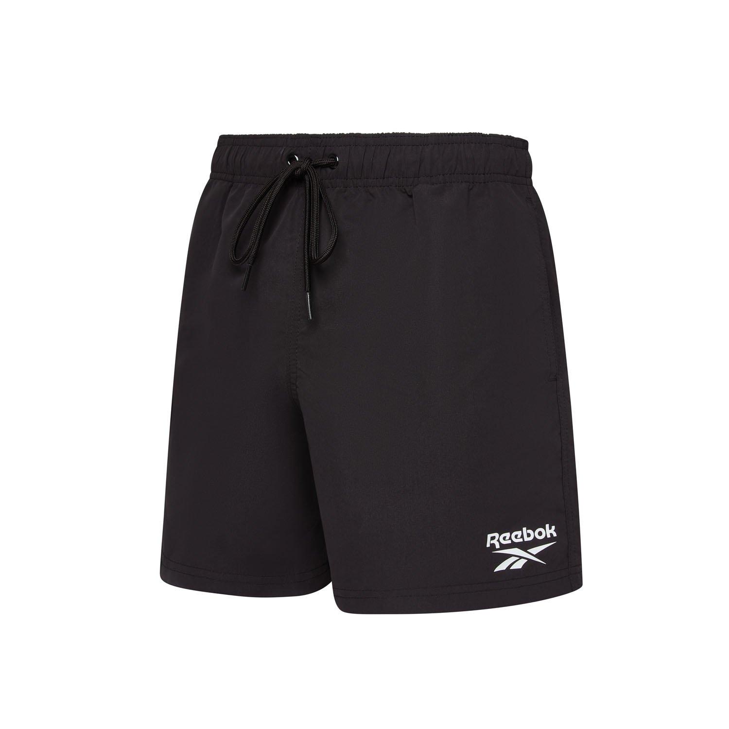 Black - Reebok - Mens Swim Shorts Yale - 1