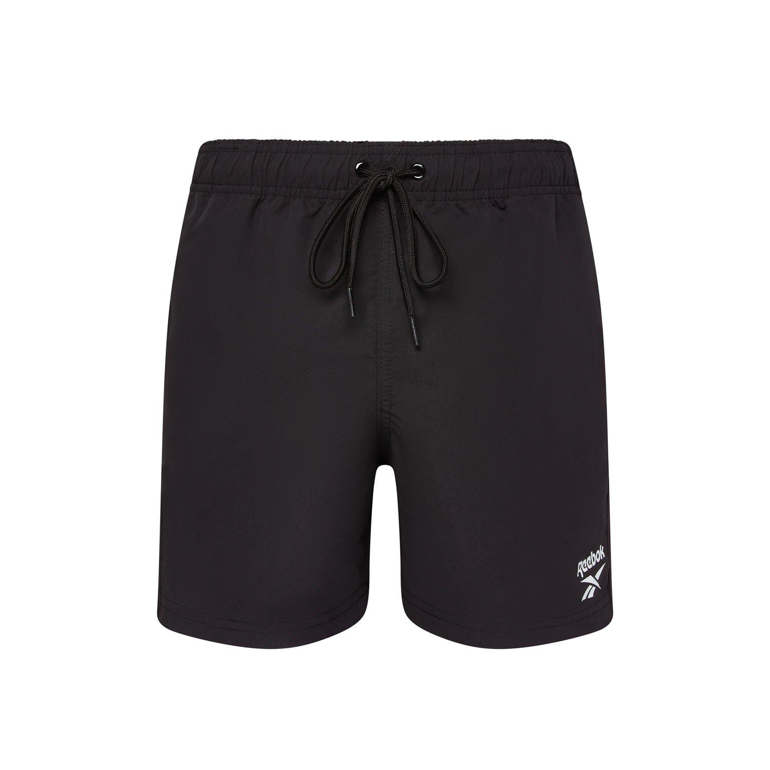 Black - Reebok - Mens Swim Shorts Yale - 2
