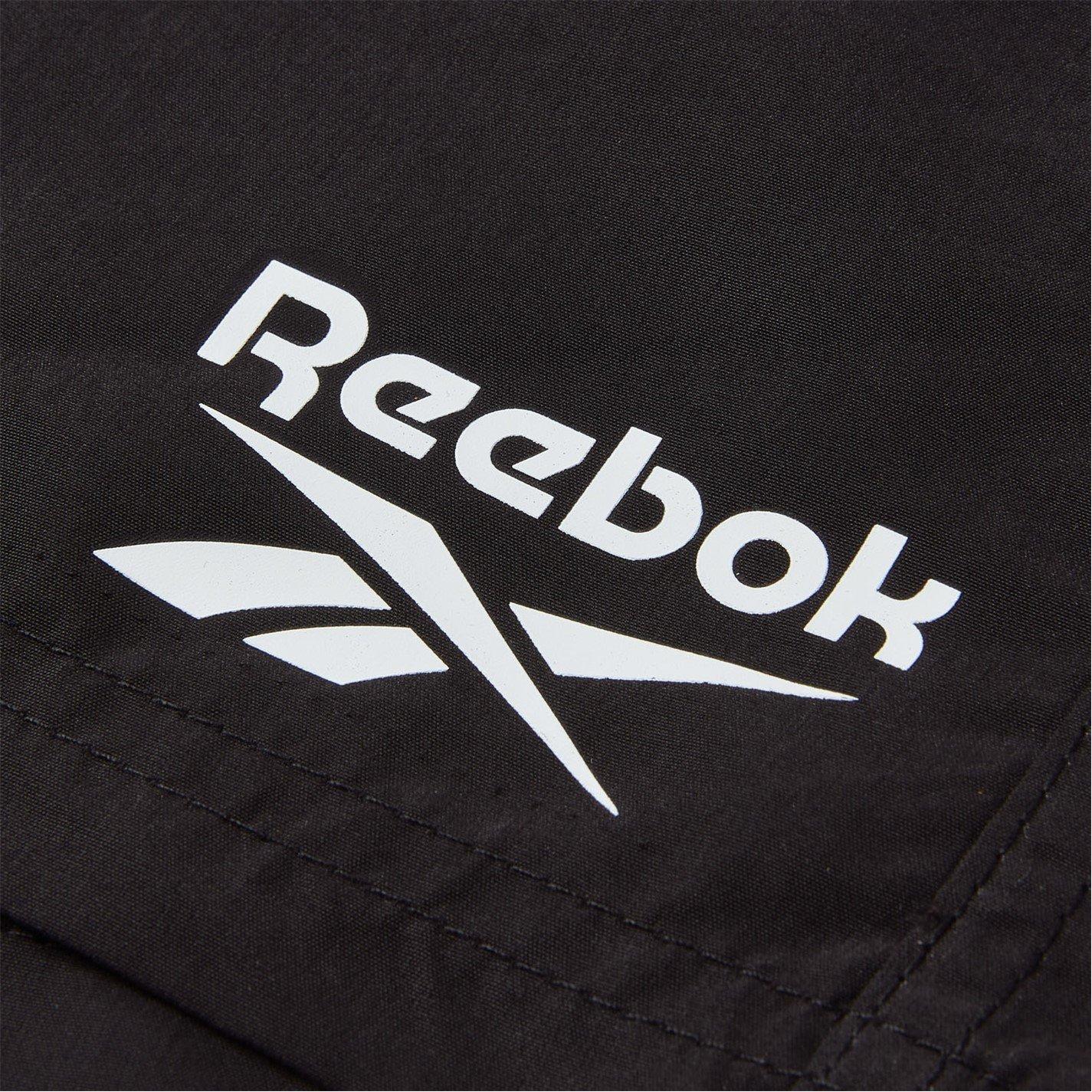 Black - Reebok - Mens Swim Shorts Yale - 4