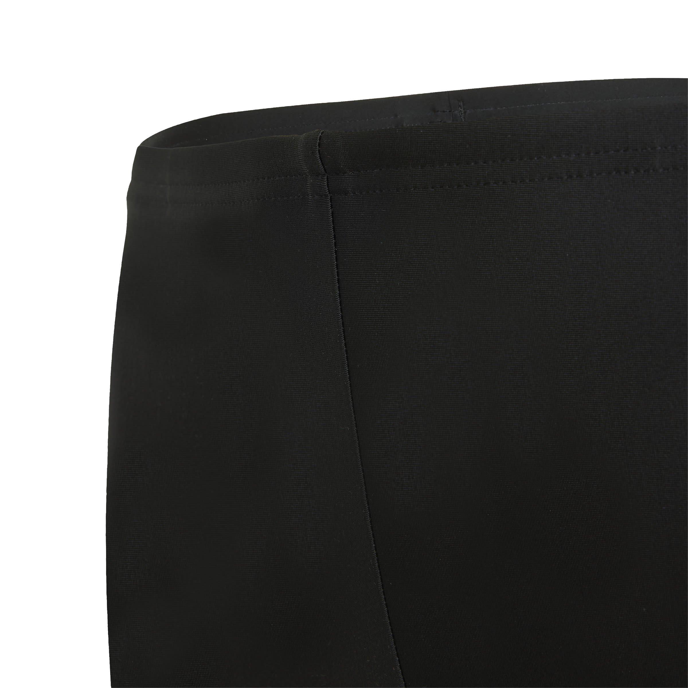 Black/White - adidas - 3-Stripes Juniors Swim Jammers - 5