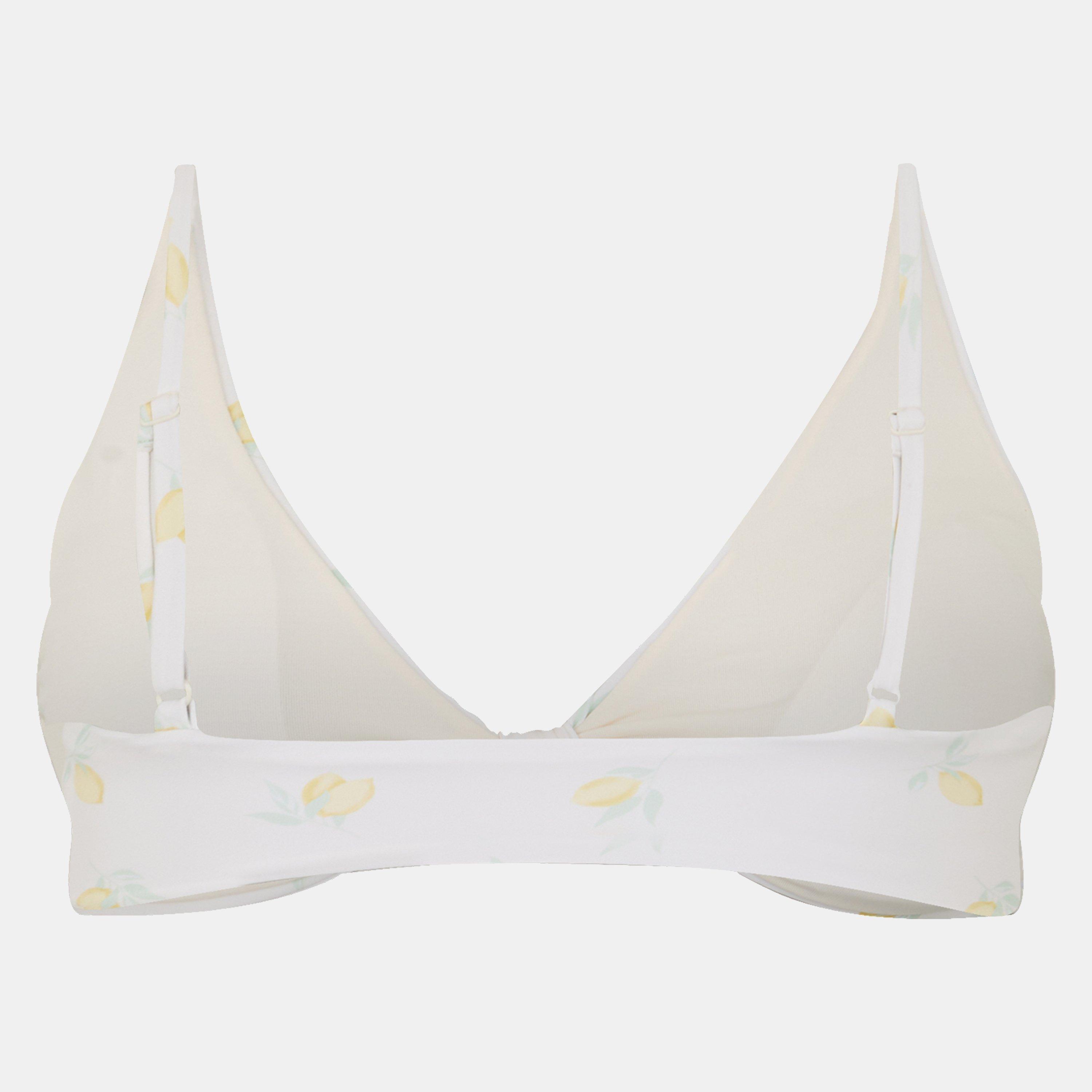 Imprimé citron - Jack Wills - Women's Knot Front Crop Top Bikini - 2