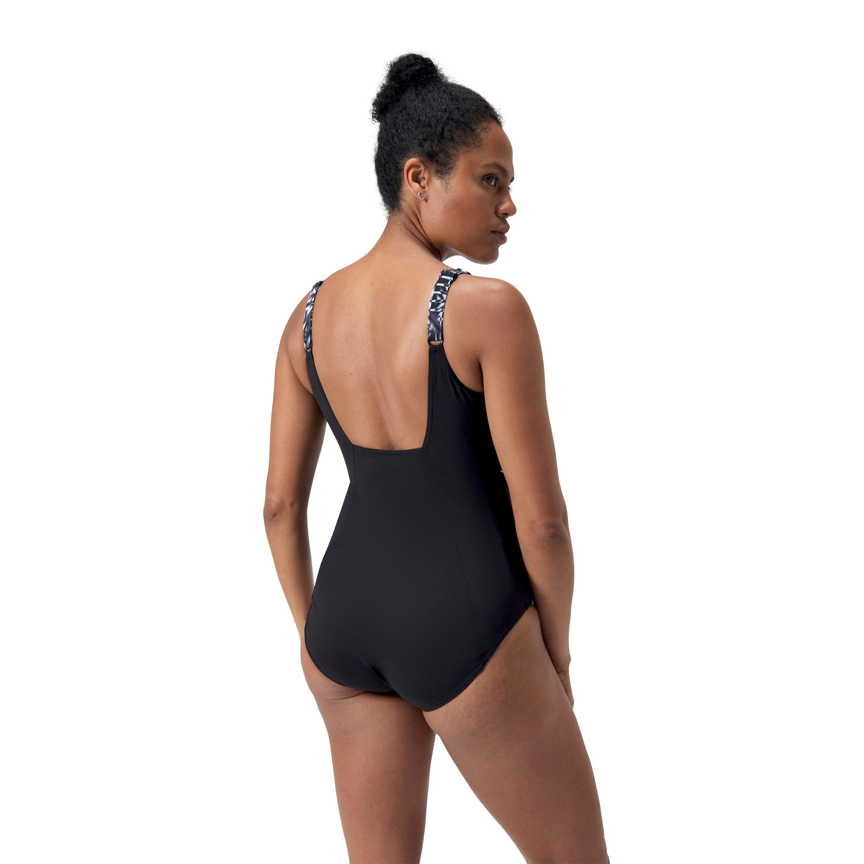 Negro/Gris - Speedo - Eclipse One Piece Swimsuit - 3