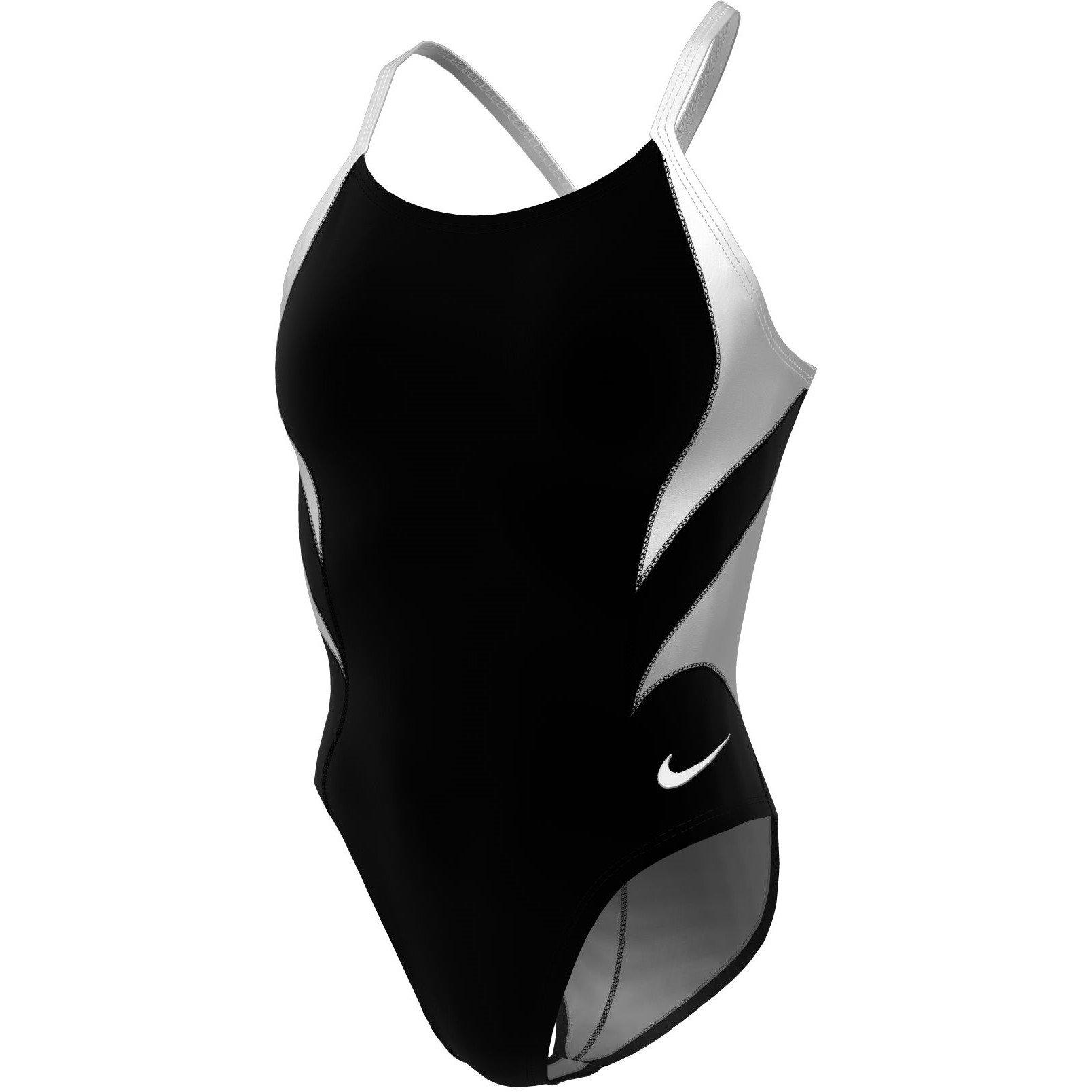 Crno/Bijelo - Nike - Swim Hydrastrong Fly Nike Swim HydraStrong Fly Womens Racerback One Piece - 1
