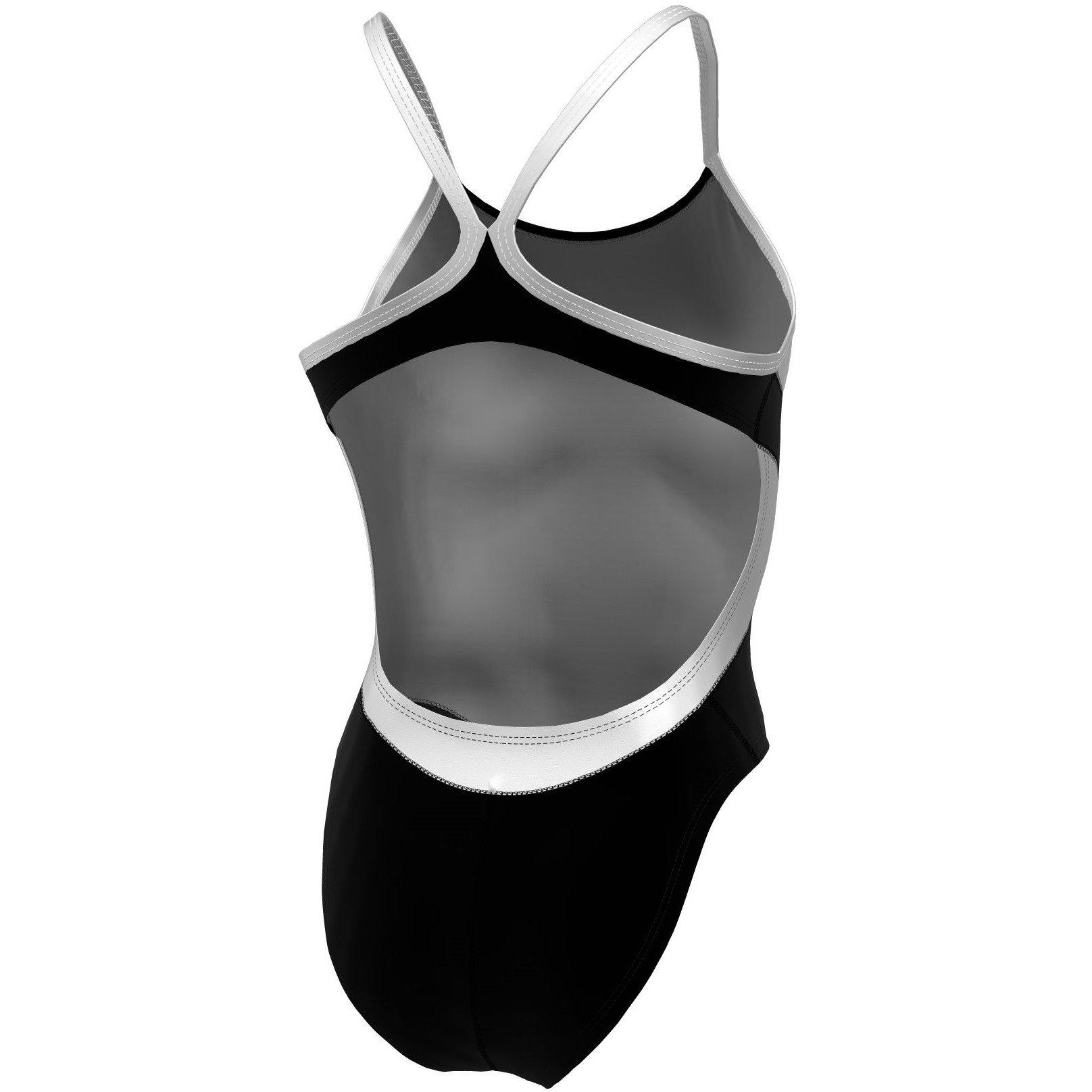 Black/White - Nike - Swim Hydrastrong Fly Nike Swim HydraStrong Fly Womens Racerback One Piece - 3