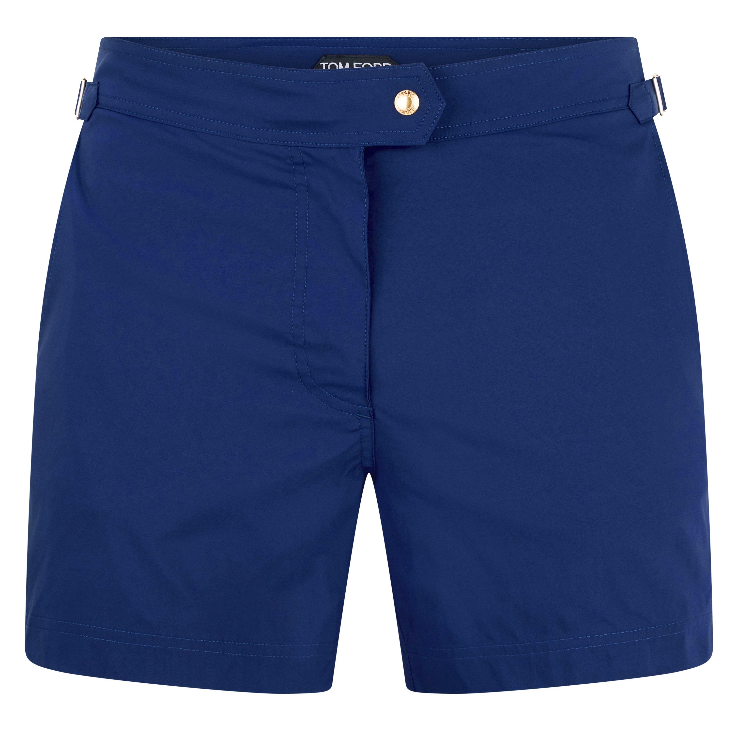 Yves Blue - Tom Ford - Men's Poplin Swim Shorts - 5