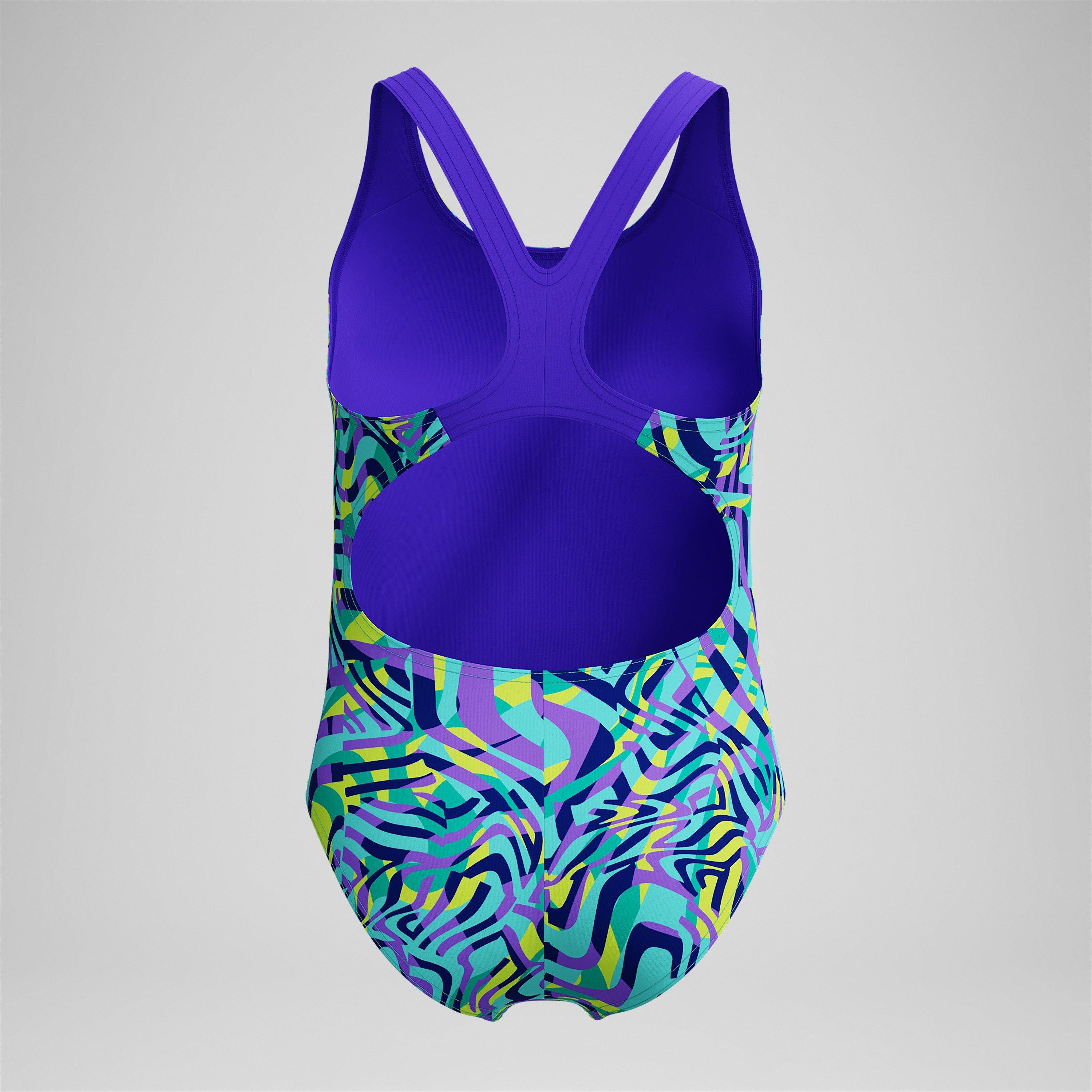 Indigo Glow - Speedo - Digital All Over One Piece Swimsuit - 2