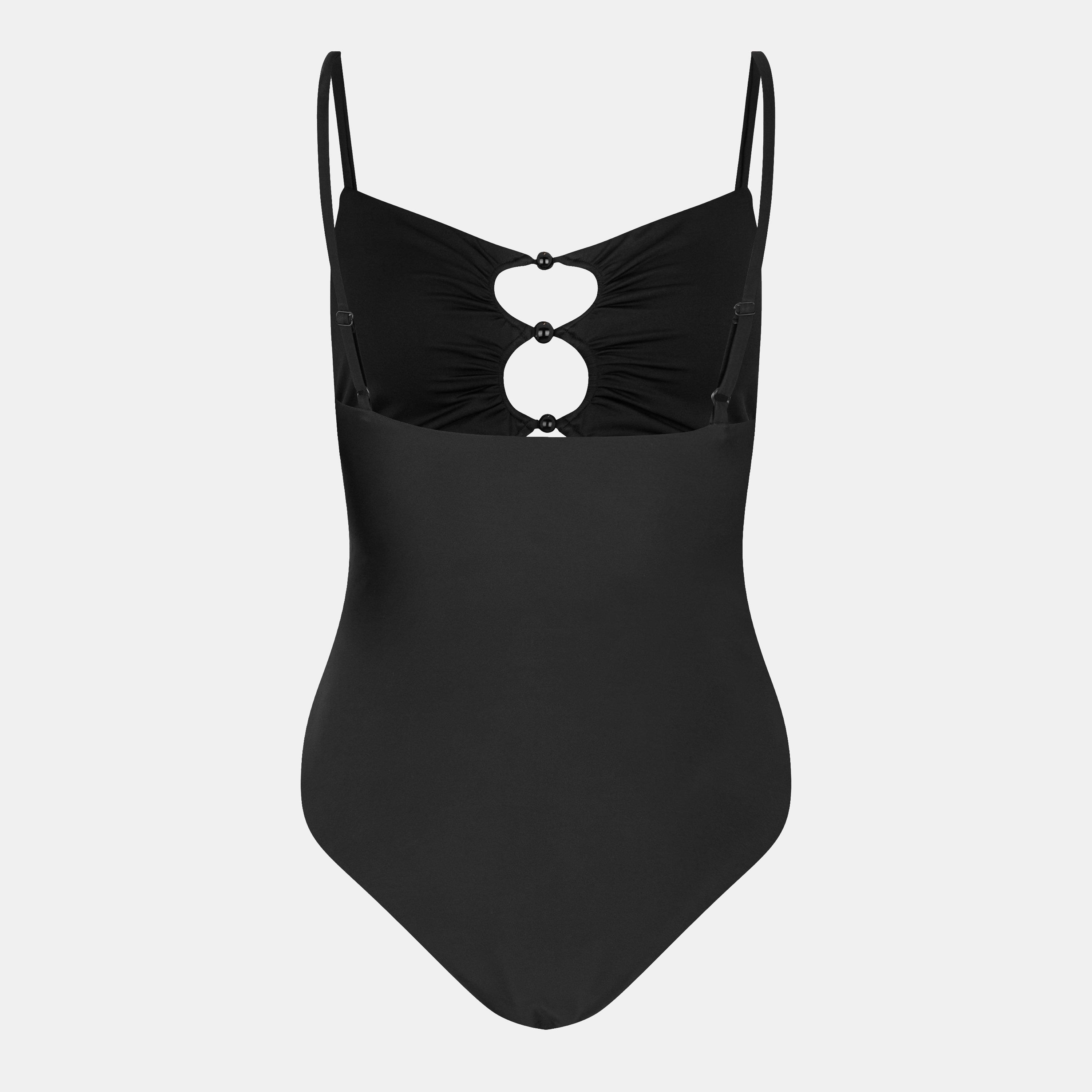 Schwarz - Jack Wills - JW Beaded Balconette Swimsuit - 2