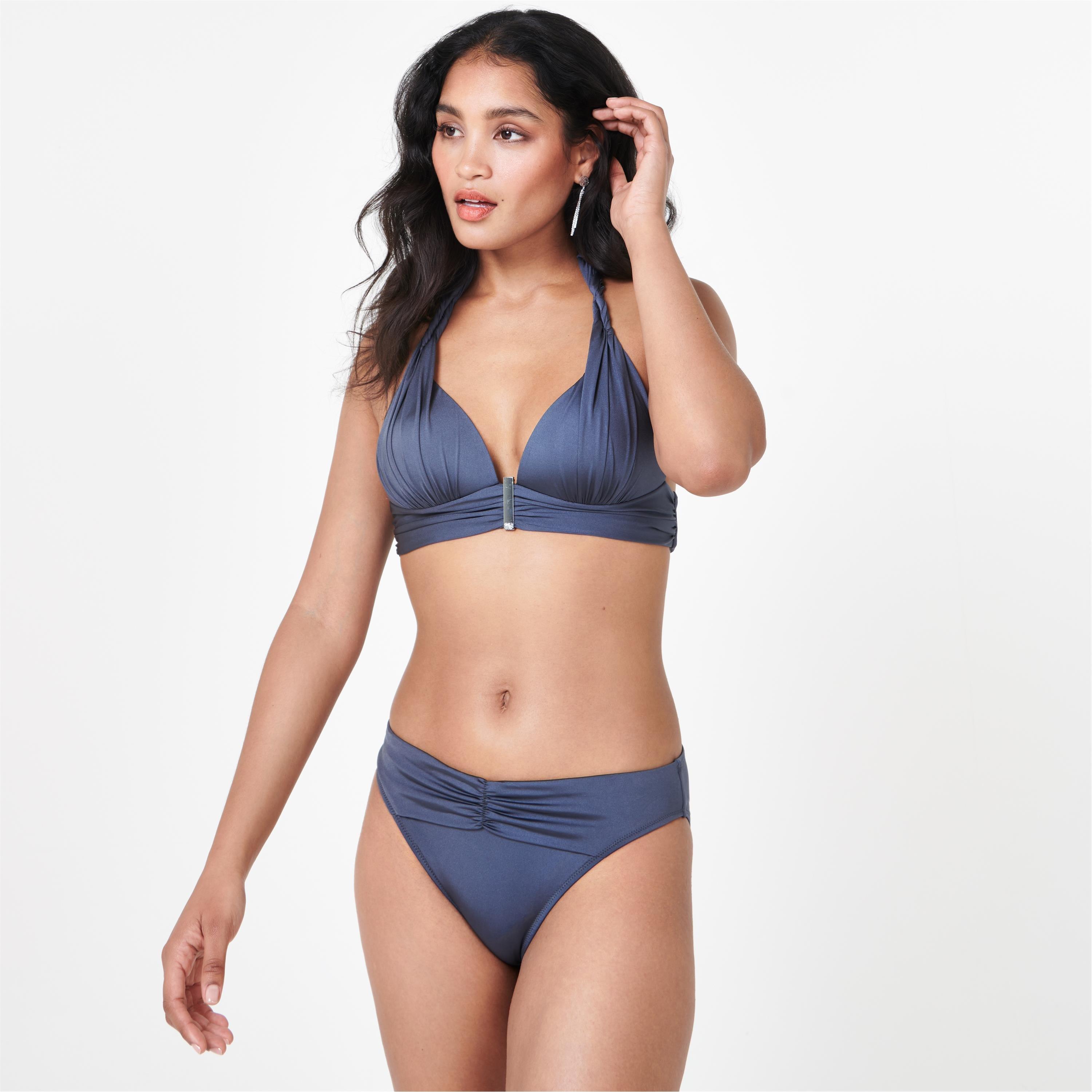 Pewter - Biba - Icon Sophisticated Bikini Top - 1