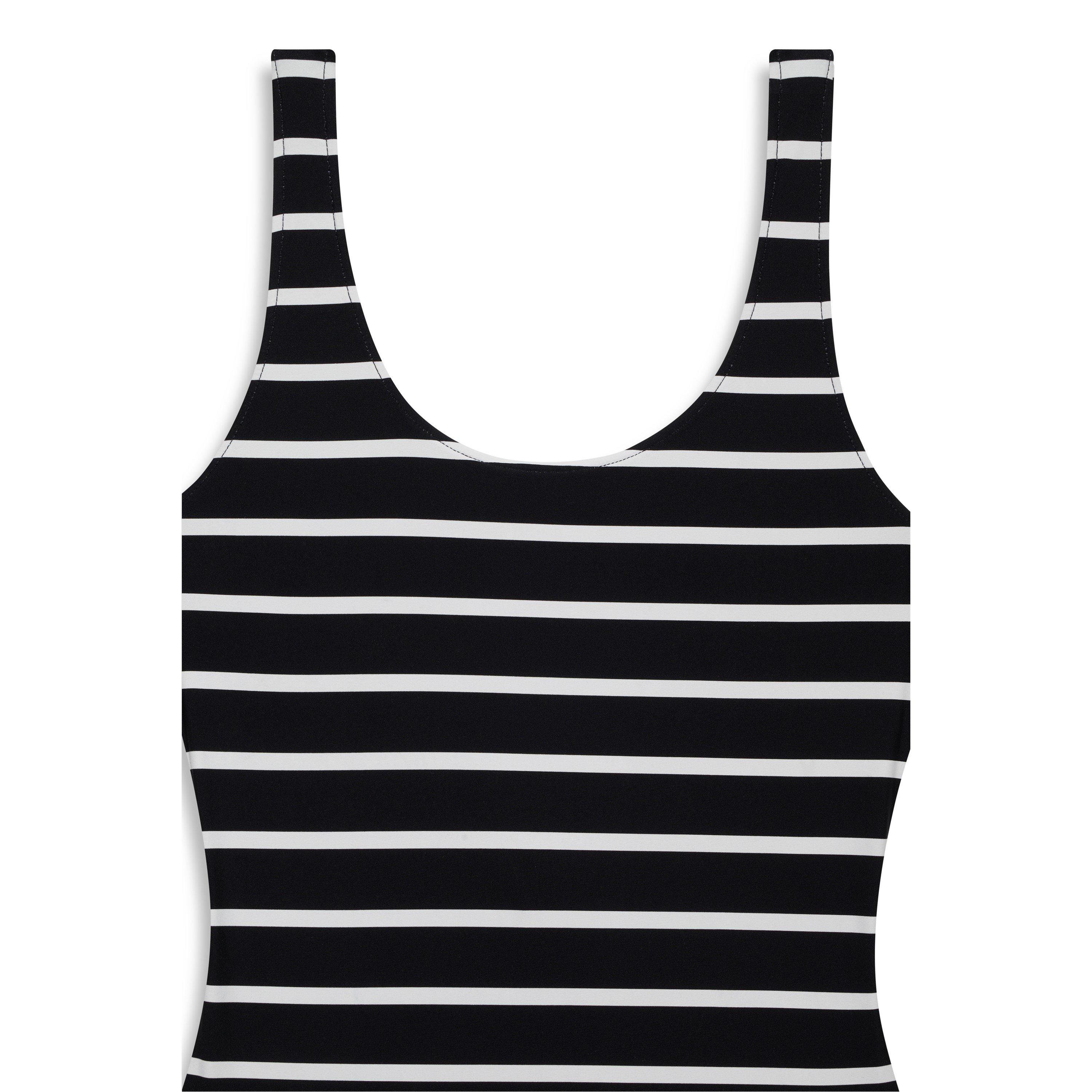 Black Mono - Anine Bing - Women's Jace Scoop Neck Swimsuit - 2