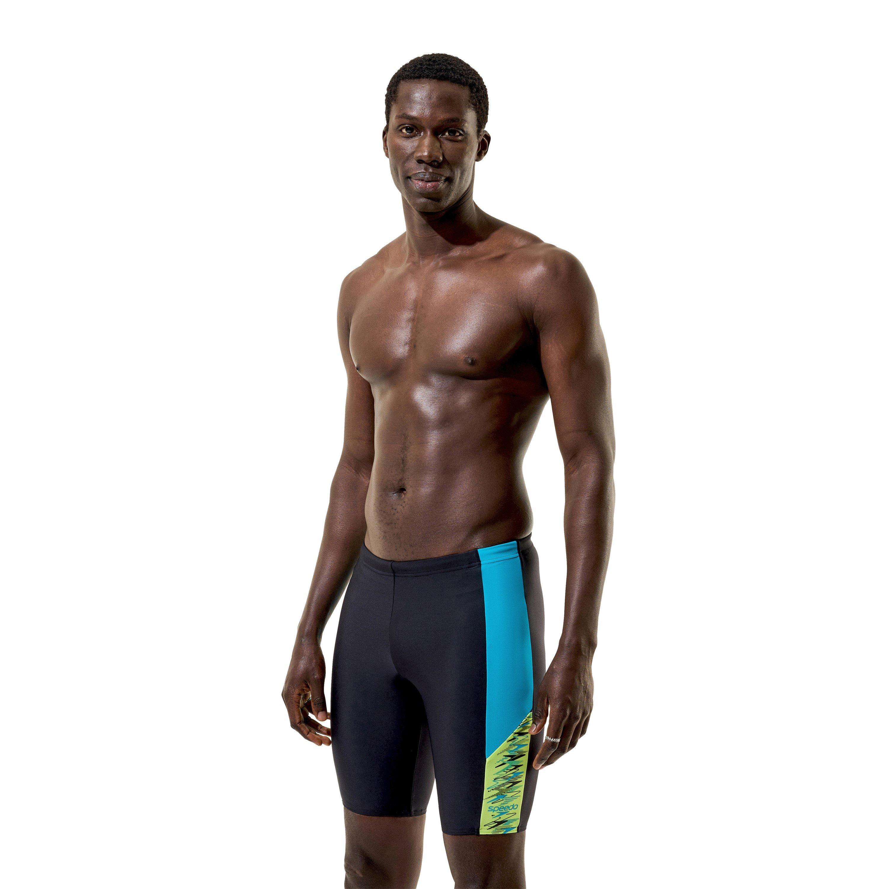 Ant/Teal - Speedo - Men's Dive Jammer - 3