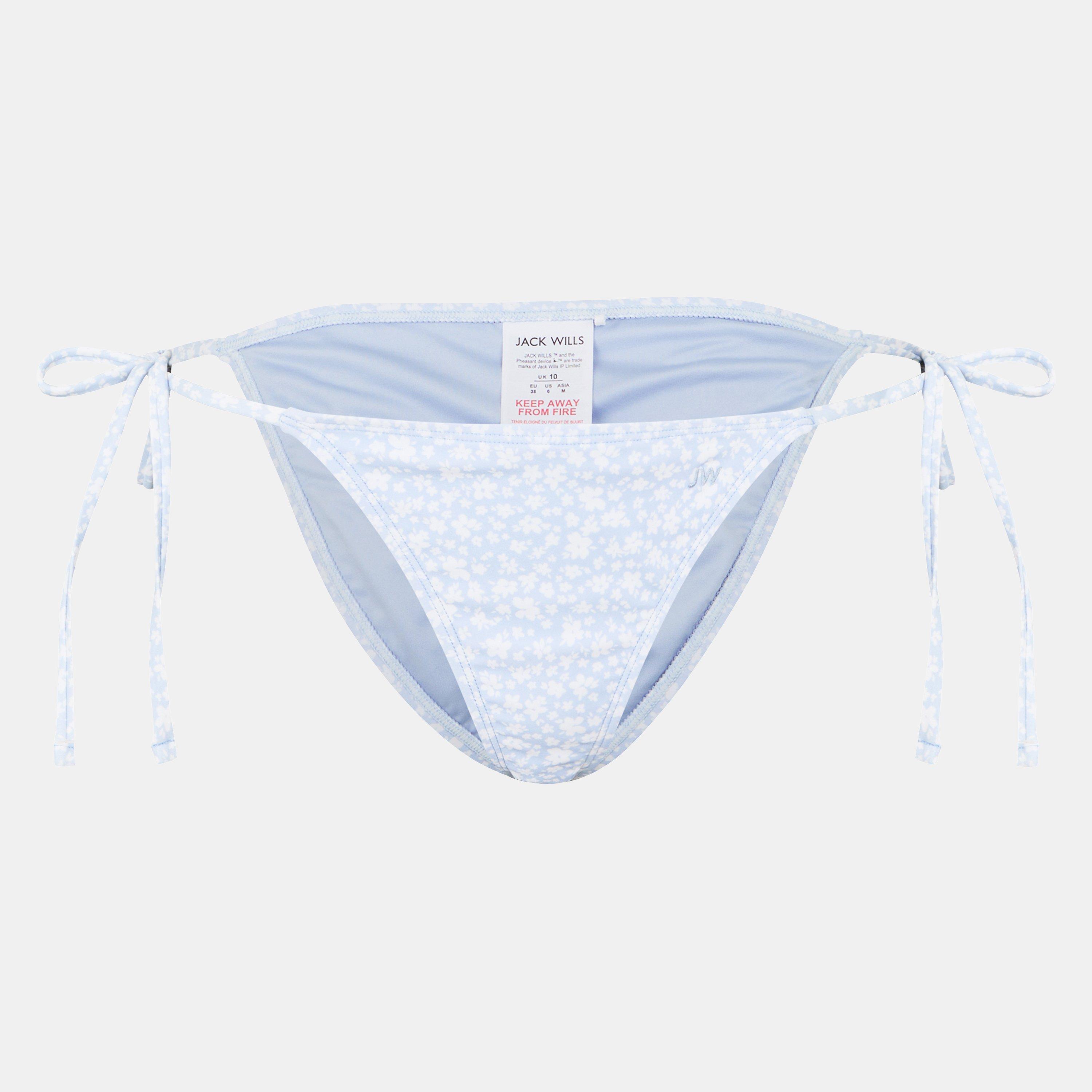 Blauer Ditsy - Jack Wills - Women's Tie Side Bikini Bottoms - 1