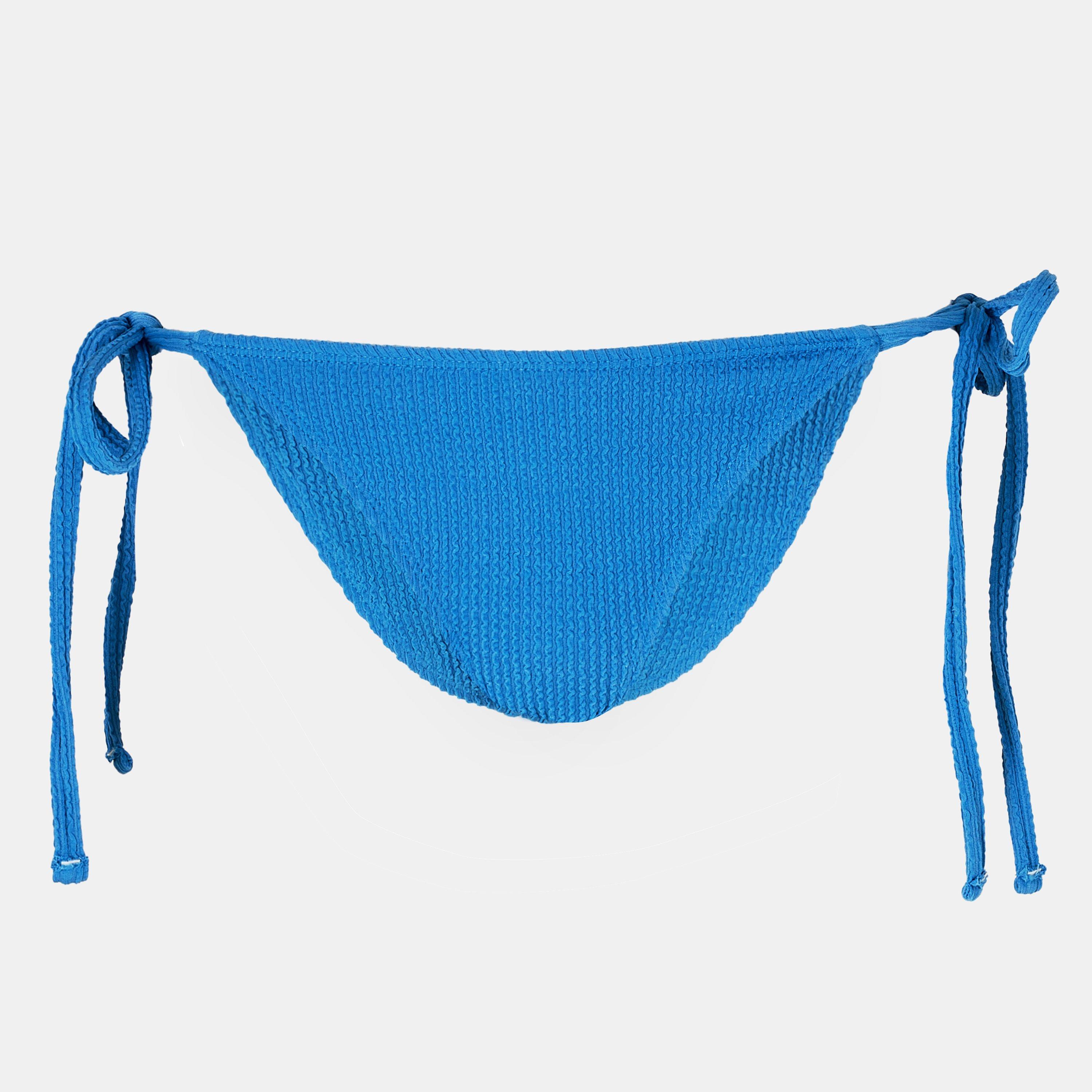 Jack Wills Women's Tie Side Bikini Bottoms - Crinkle Marina - 16 (XL)