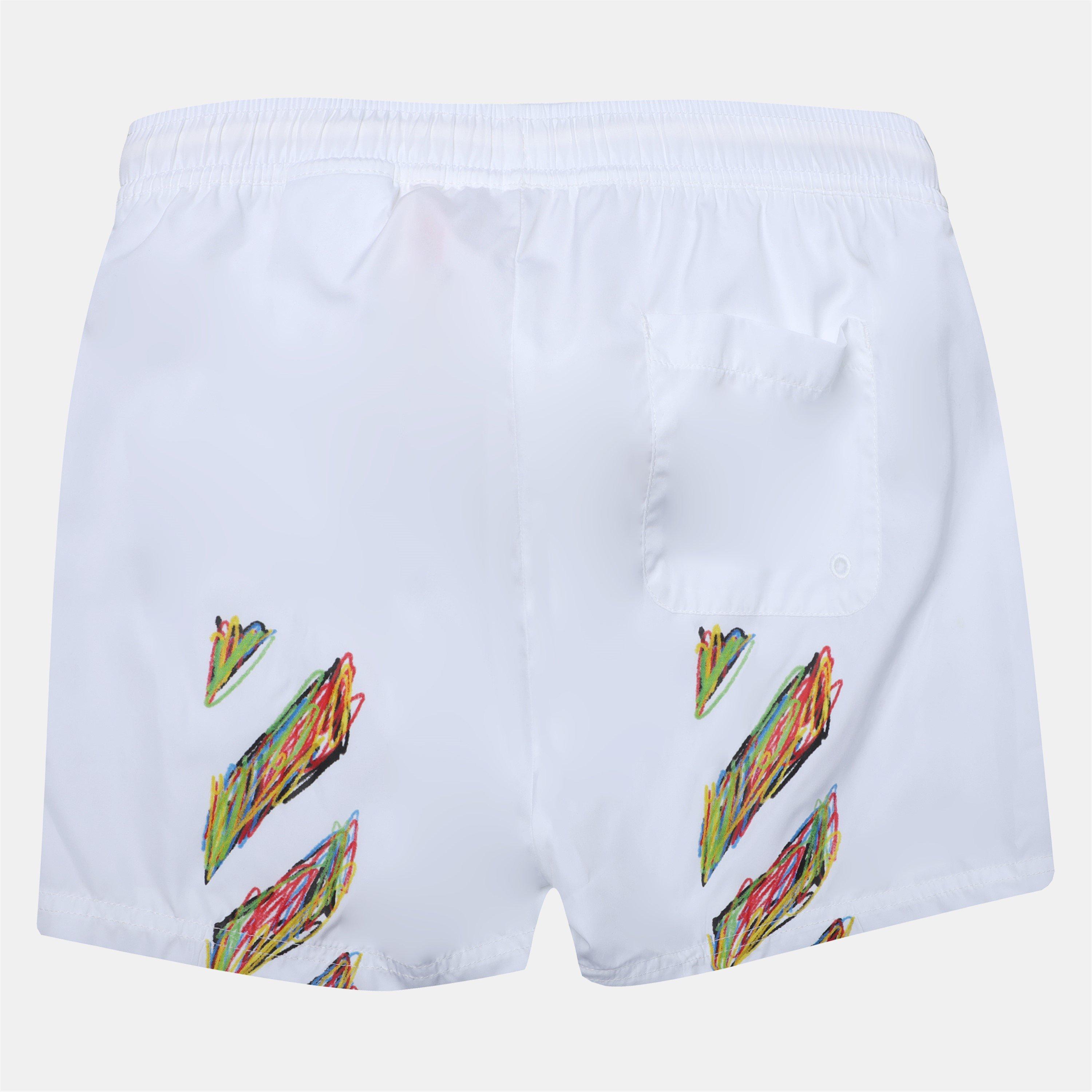 White Multi - Off White - Off Logo Swim Sho Jn99 - 2