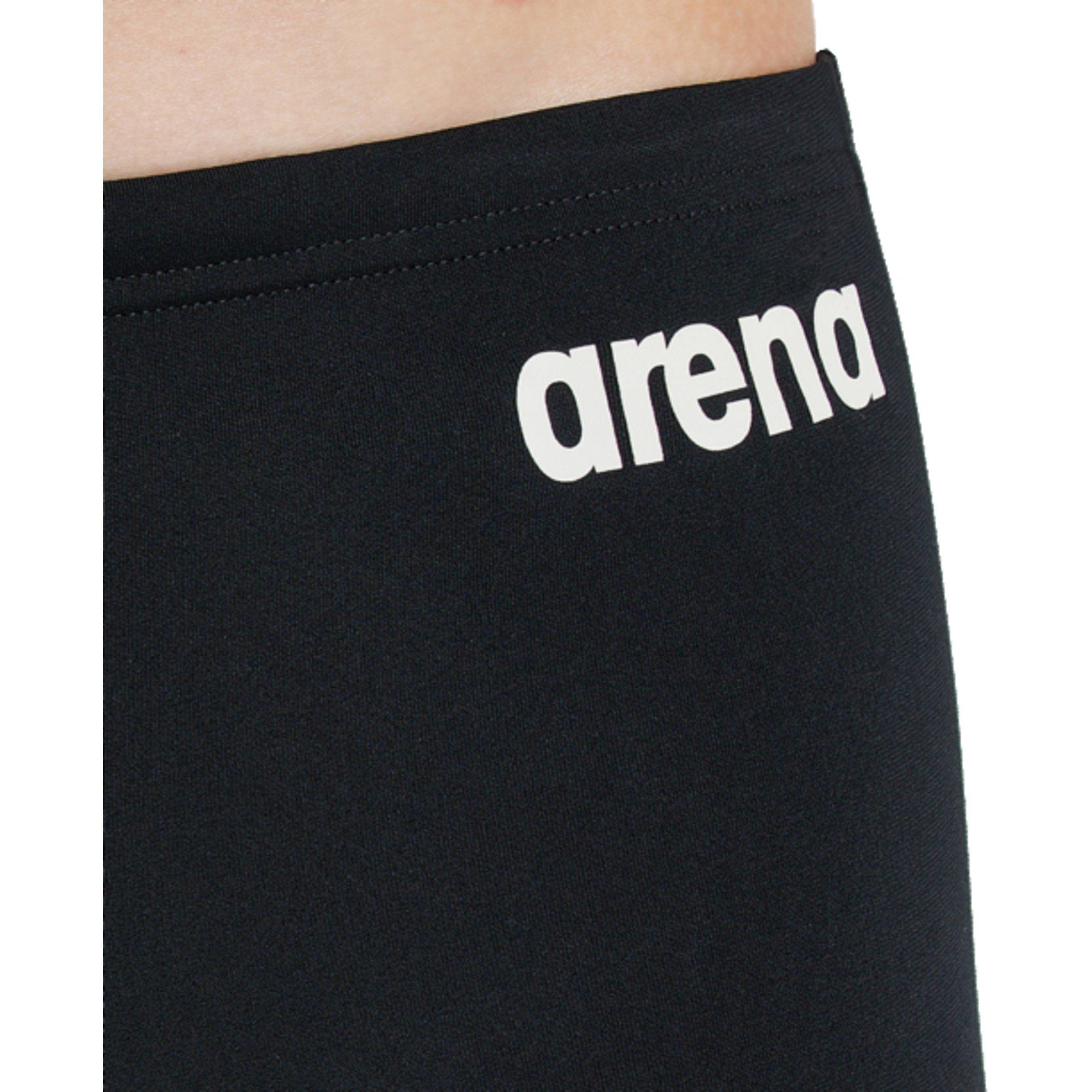 Black/White - Arena - Solid Team Swim Shorts - 5