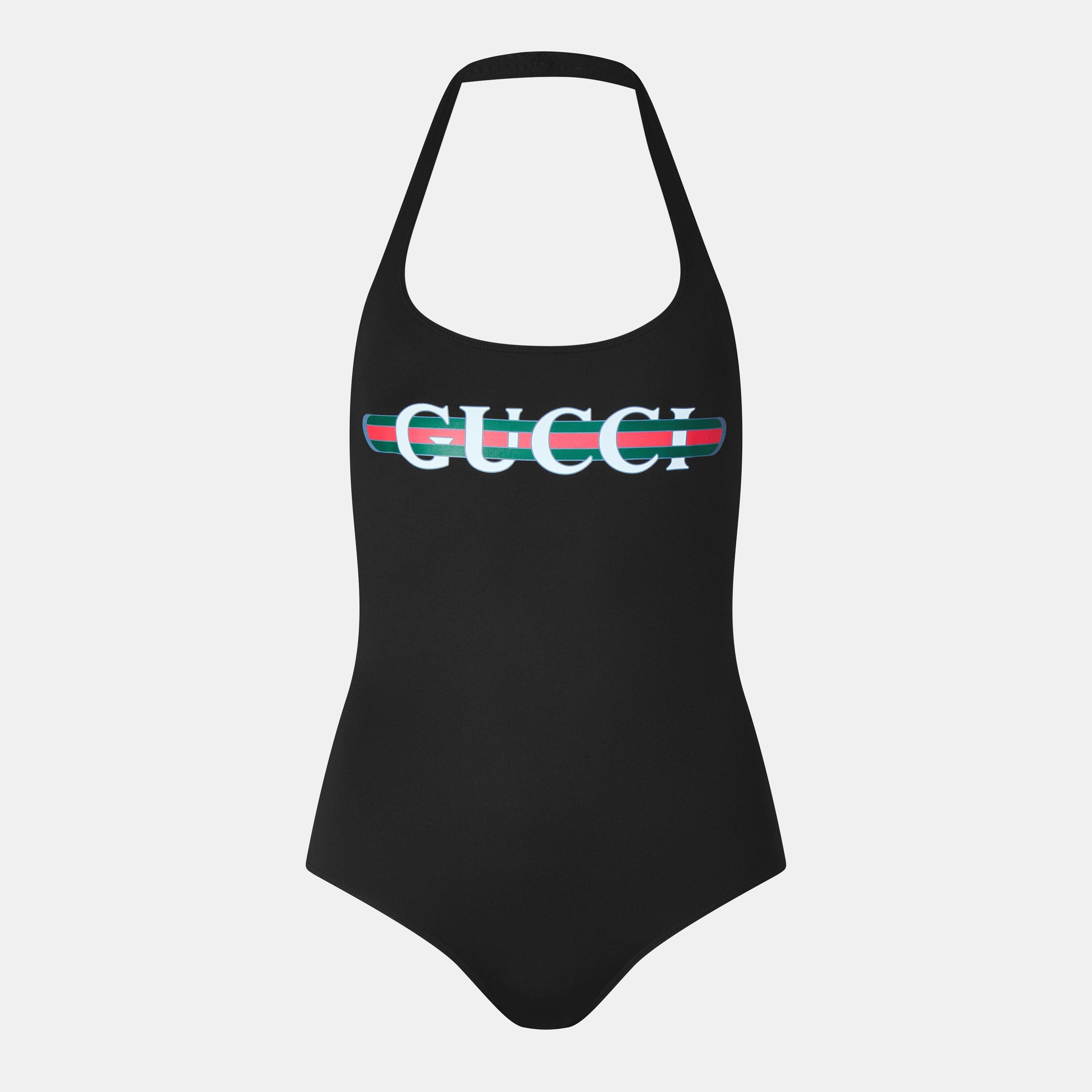 【関税送料込】GUCCI Sparkling Fake Logo Swimsuit 水着 関税送料込】GUCCI Sparkling Fake Logo Swimsuit 水着 (GUCCI