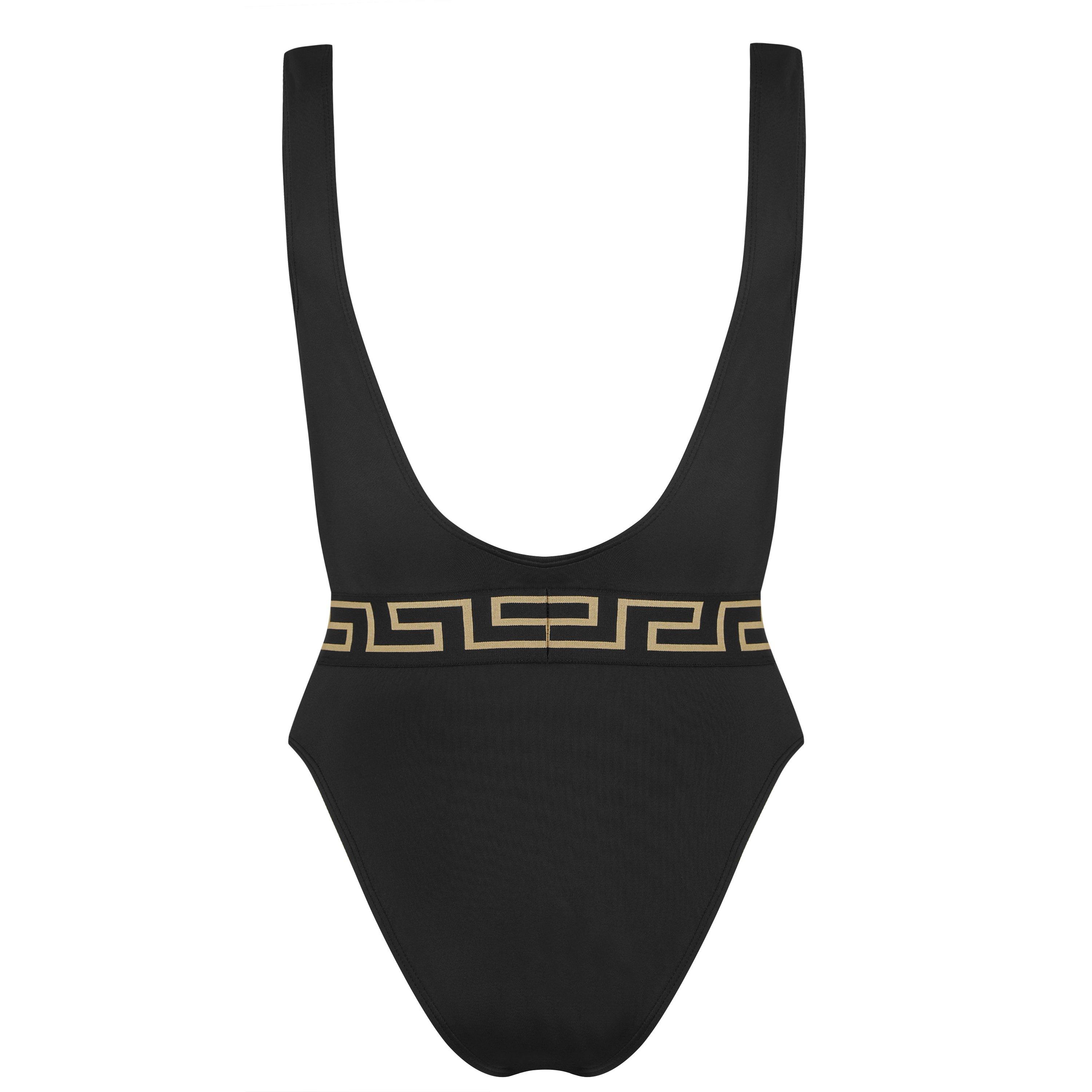 Black 1B000 - Versace Icon - Greca Bodysuit - 7