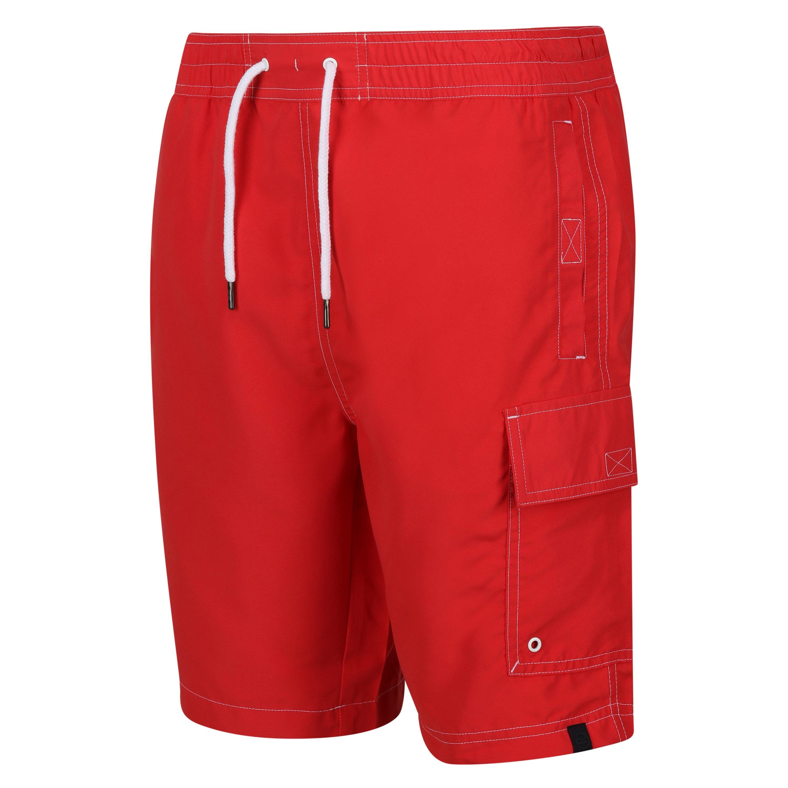 Rococco Red - Regatta - Hotham Board Swim Shorts - 3